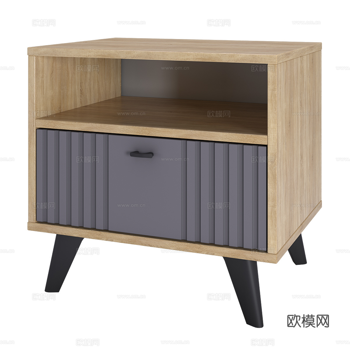 床头柜3d模型下载