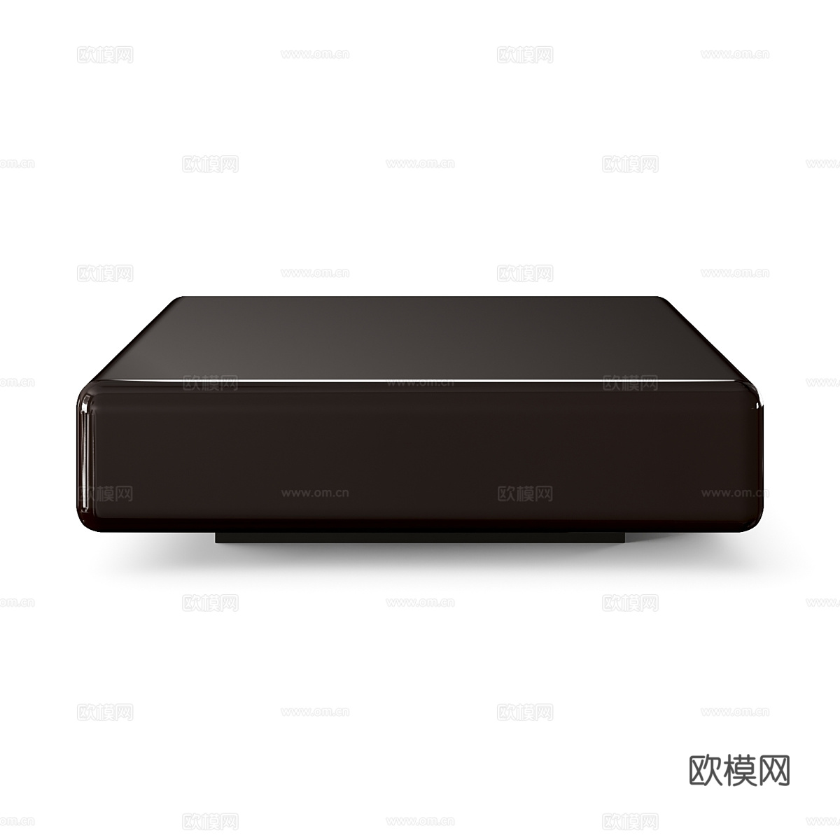 现代意式亚克力茶几组合3d模型