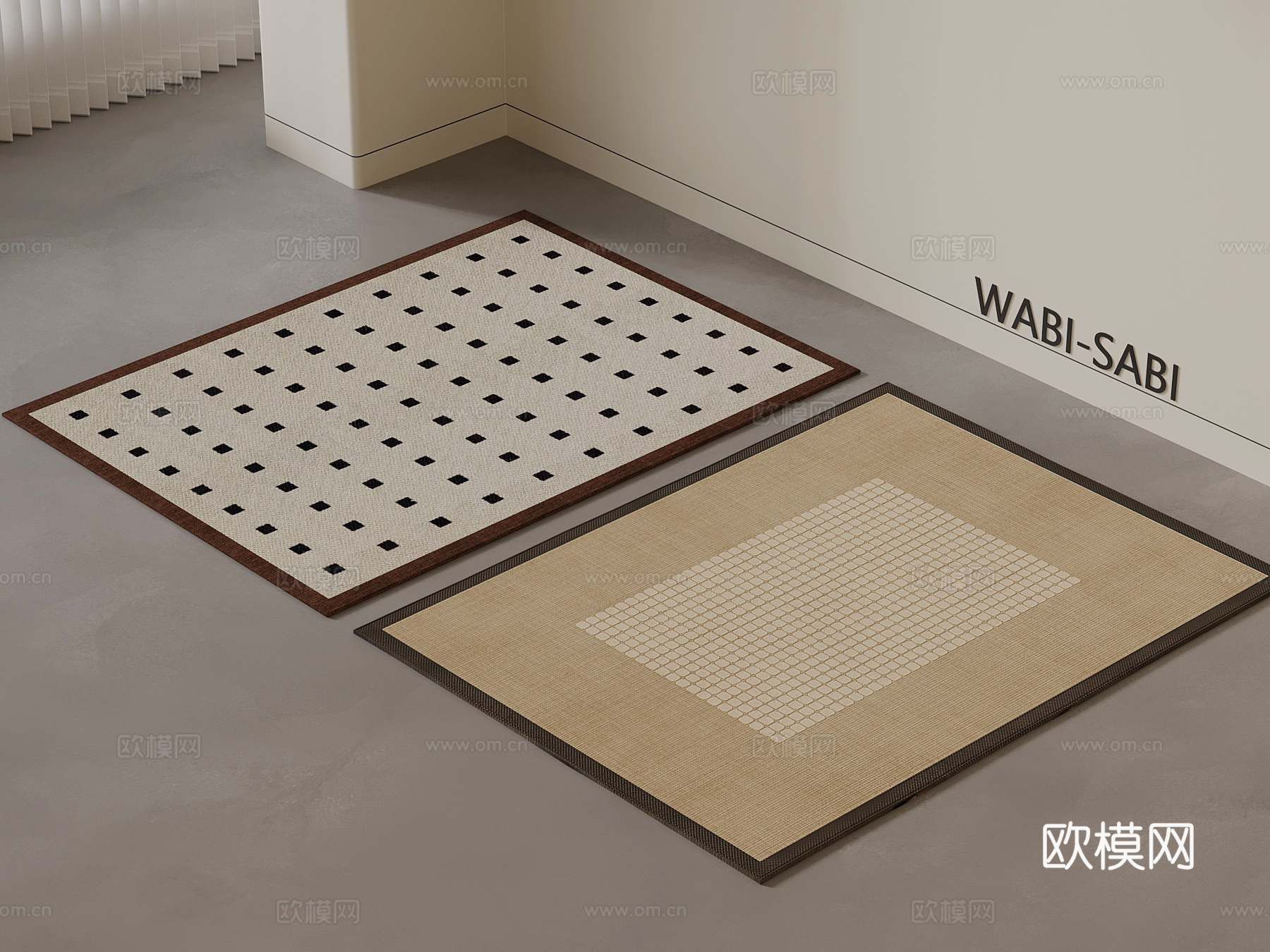 法式中古风地毯3d模型