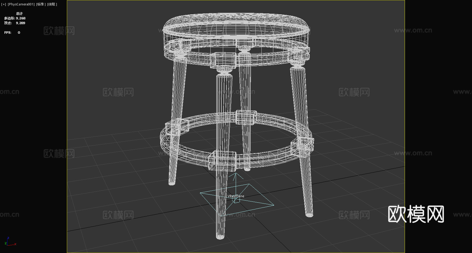 凳子 坐凳 高脚凳 吧凳 圆凳3d模型