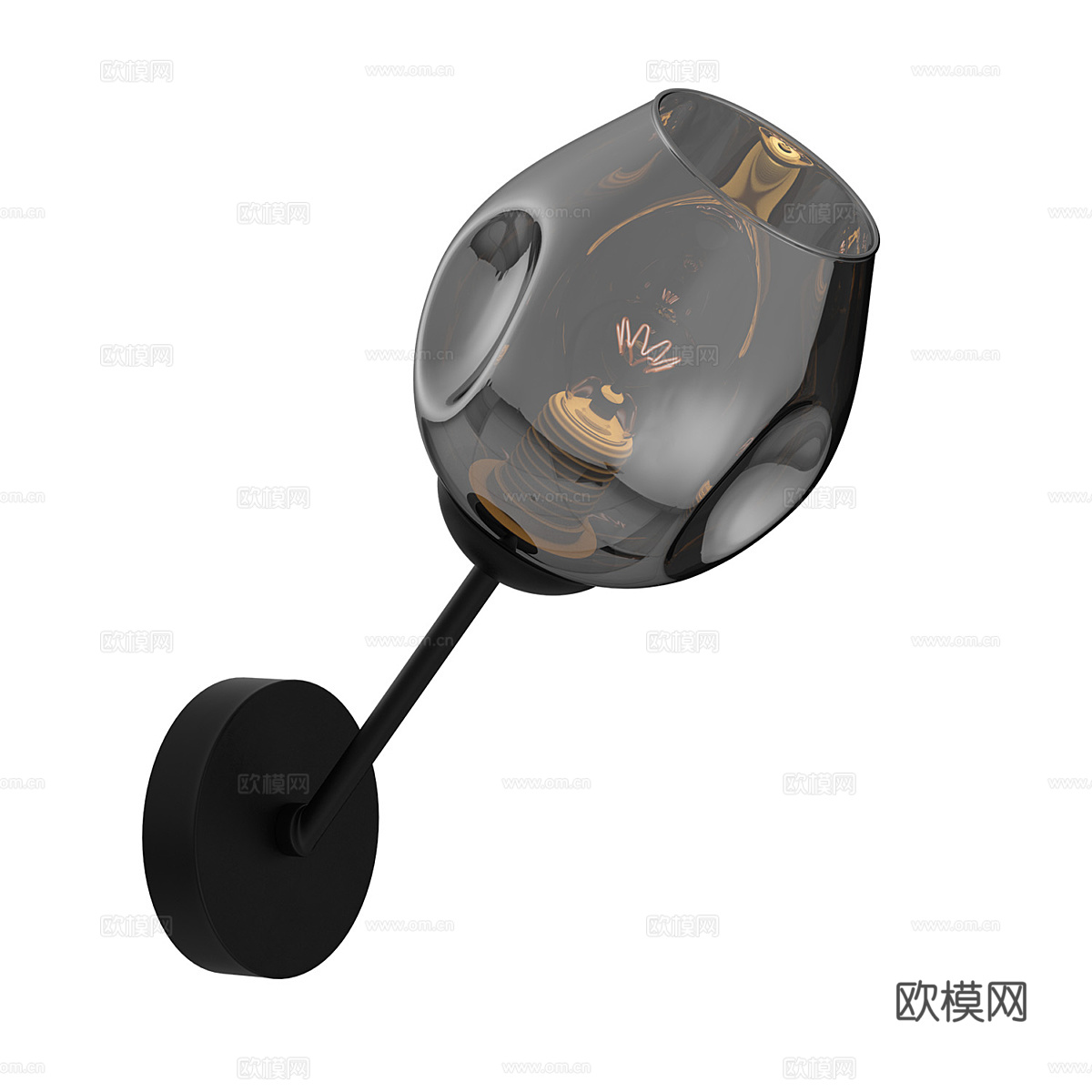 现代简约壁灯 壁灯 简约壁灯 装饰壁灯 客厅壁灯3d模型
