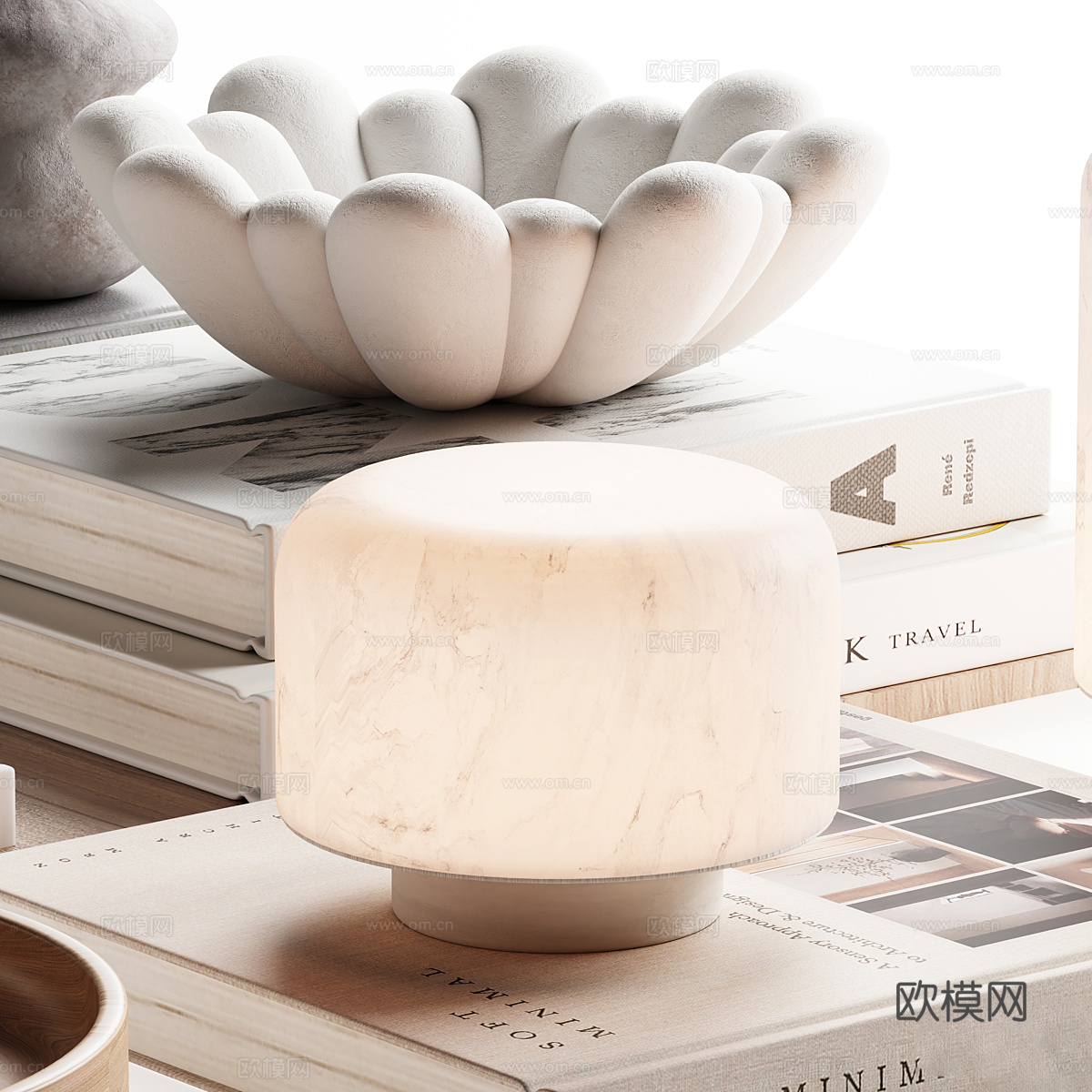 新中式饰品摆件组合3d模型
