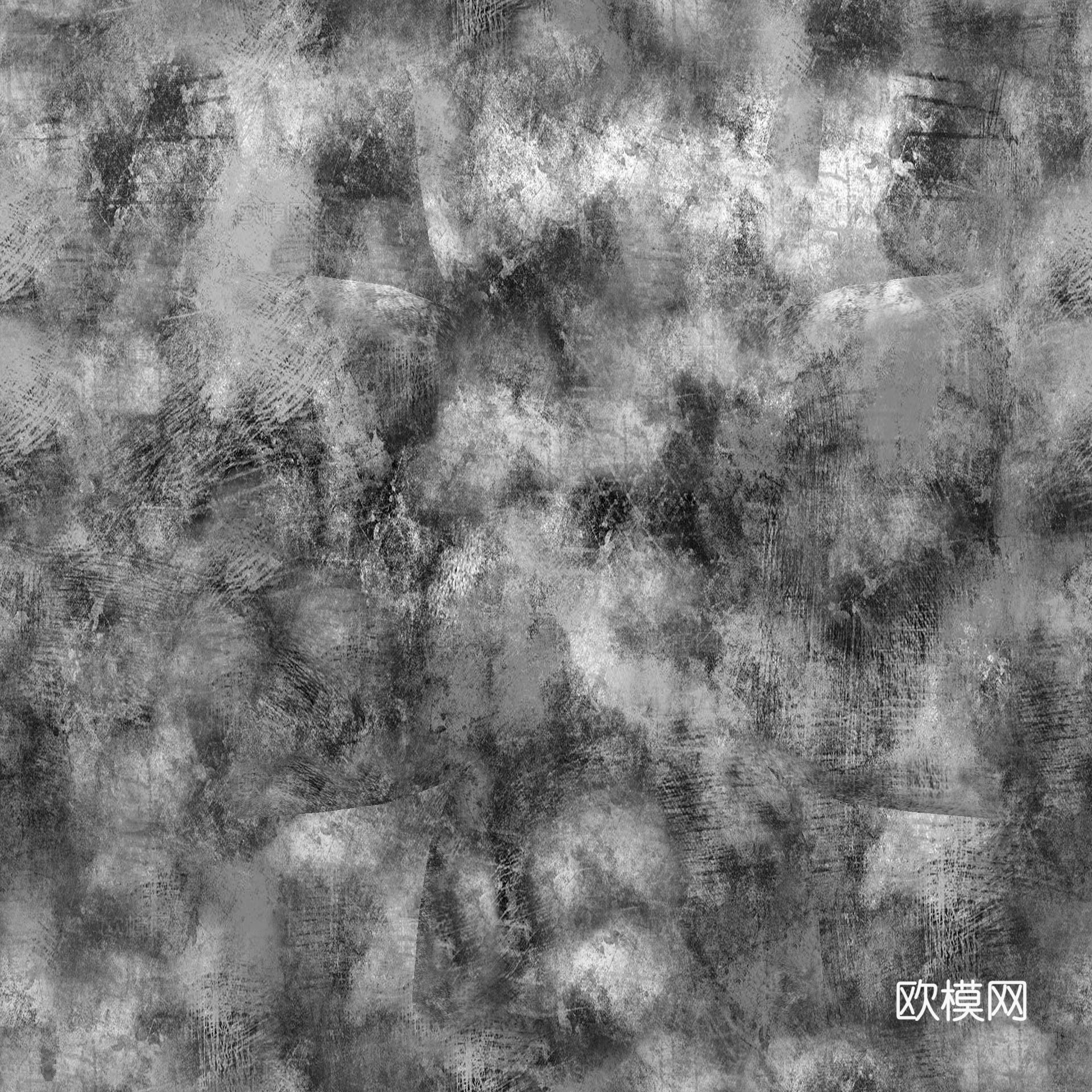 凹凸黑白 水泥墙砖粗糙纹理