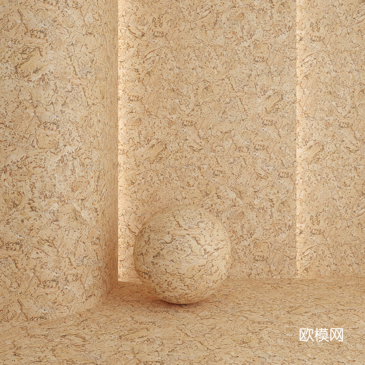 板材 软木 颗粒板3d模型