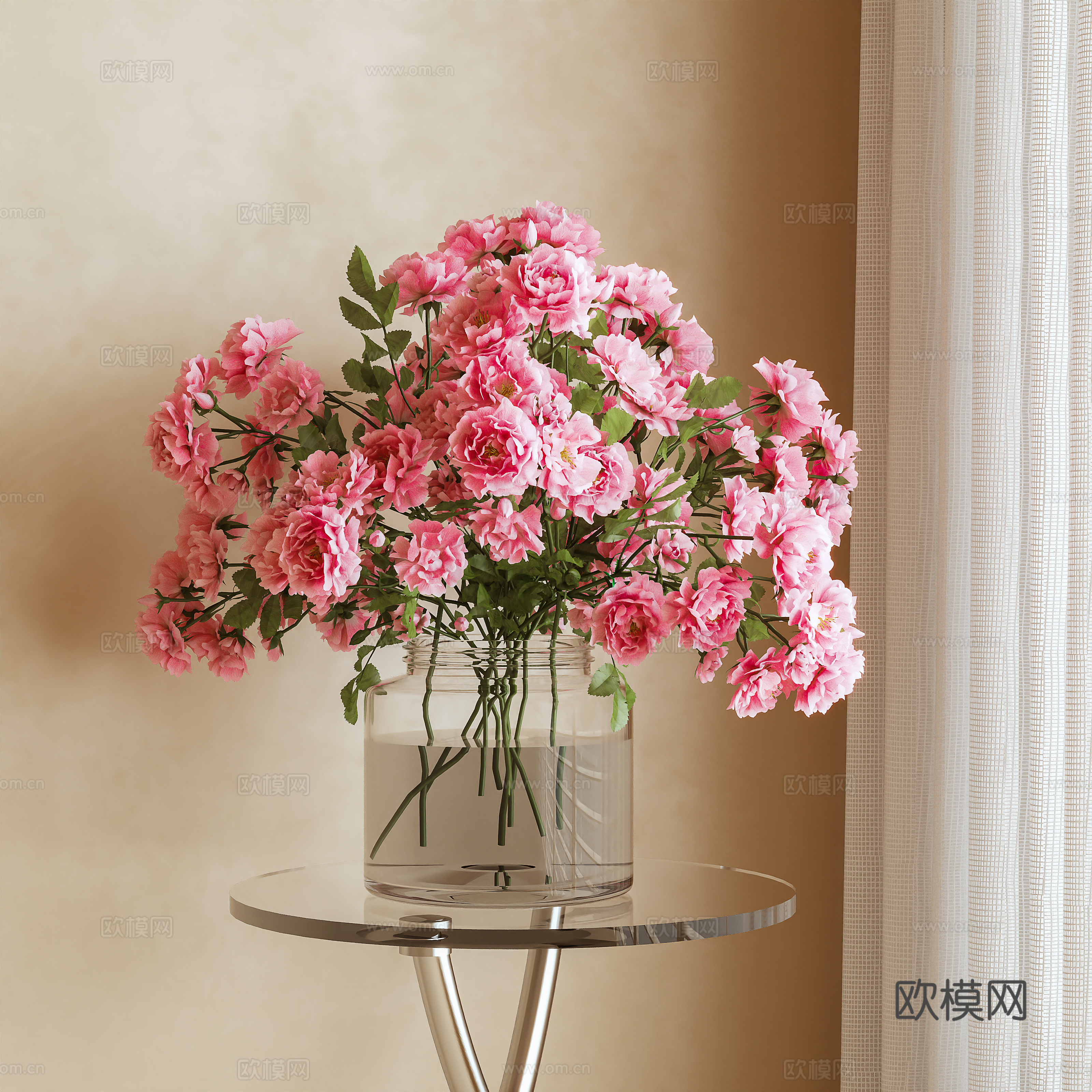 花卉 插花3d模型