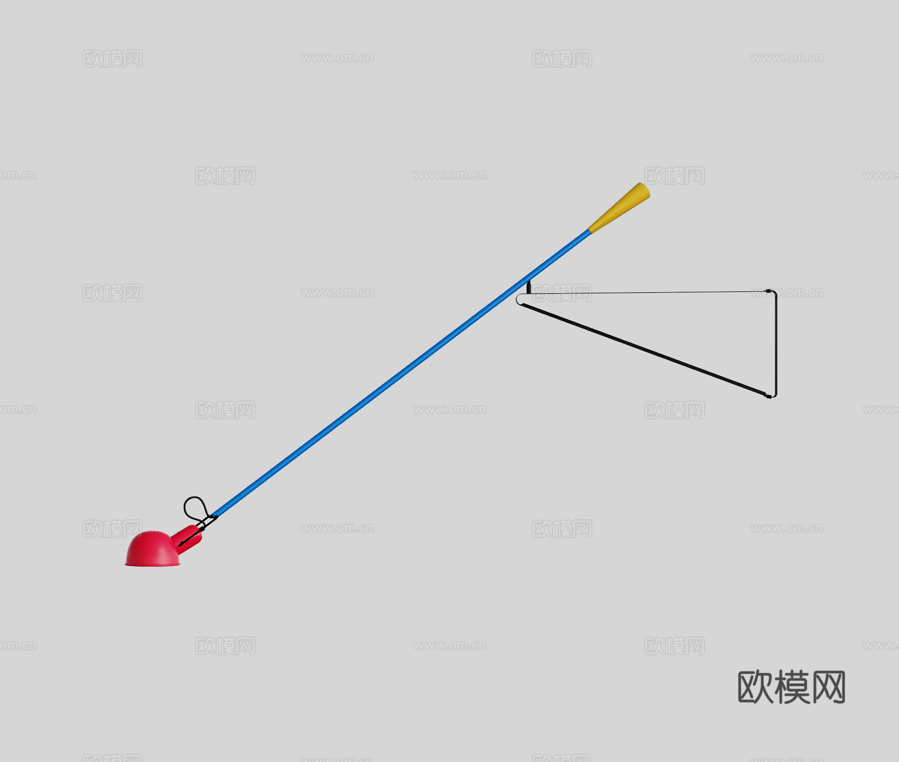 中古侘寂壁灯中古风壁灯包豪斯壁灯金属壁灯摇臂壁灯3d模型
