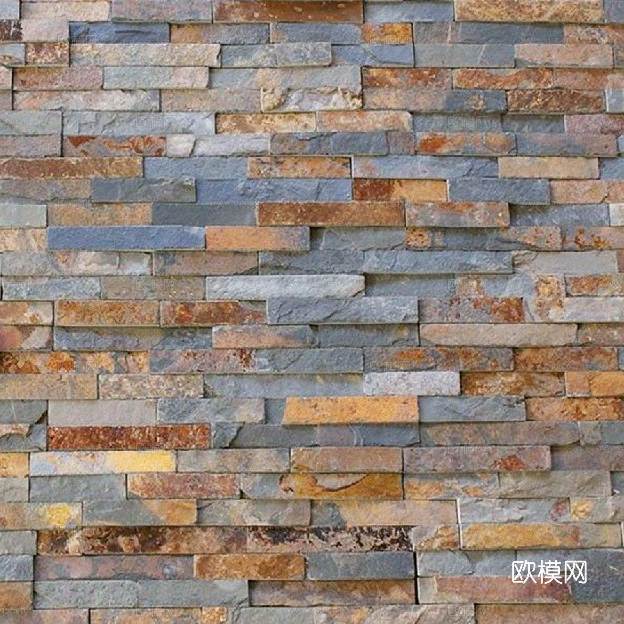 现代其他文化石_文化石墙面_石墙_外墙贴图