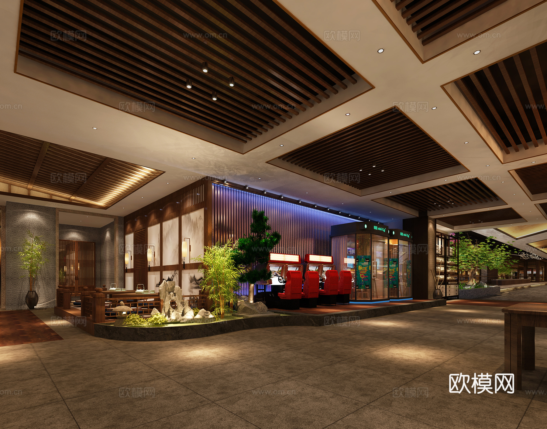 休息区3d模型