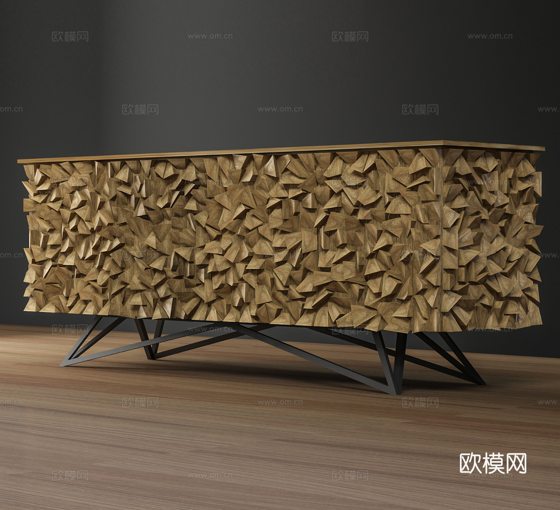 现代玄关厅柜子3d模型