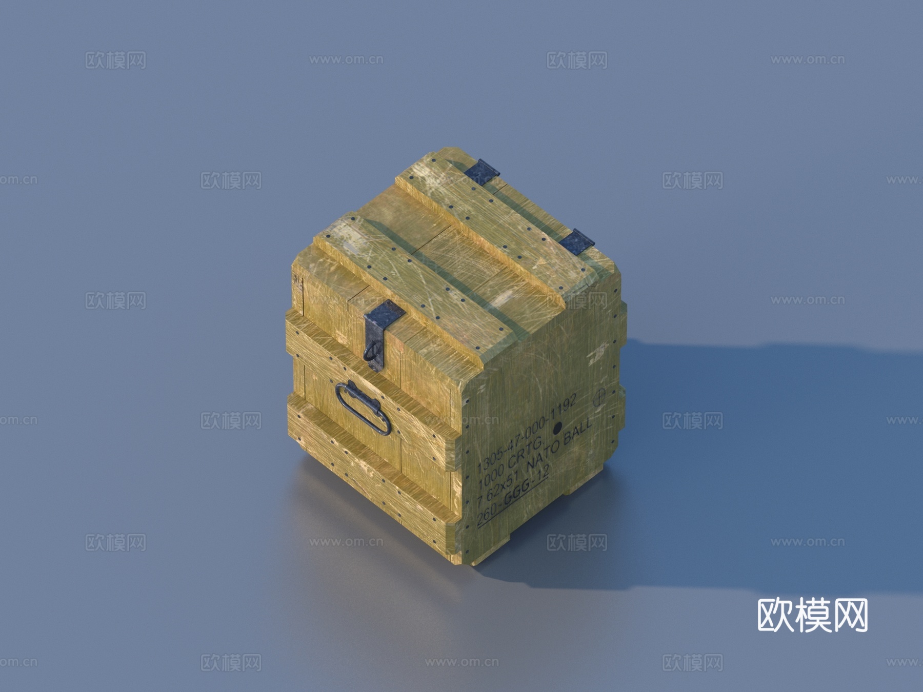 工具箱 木箱su模型