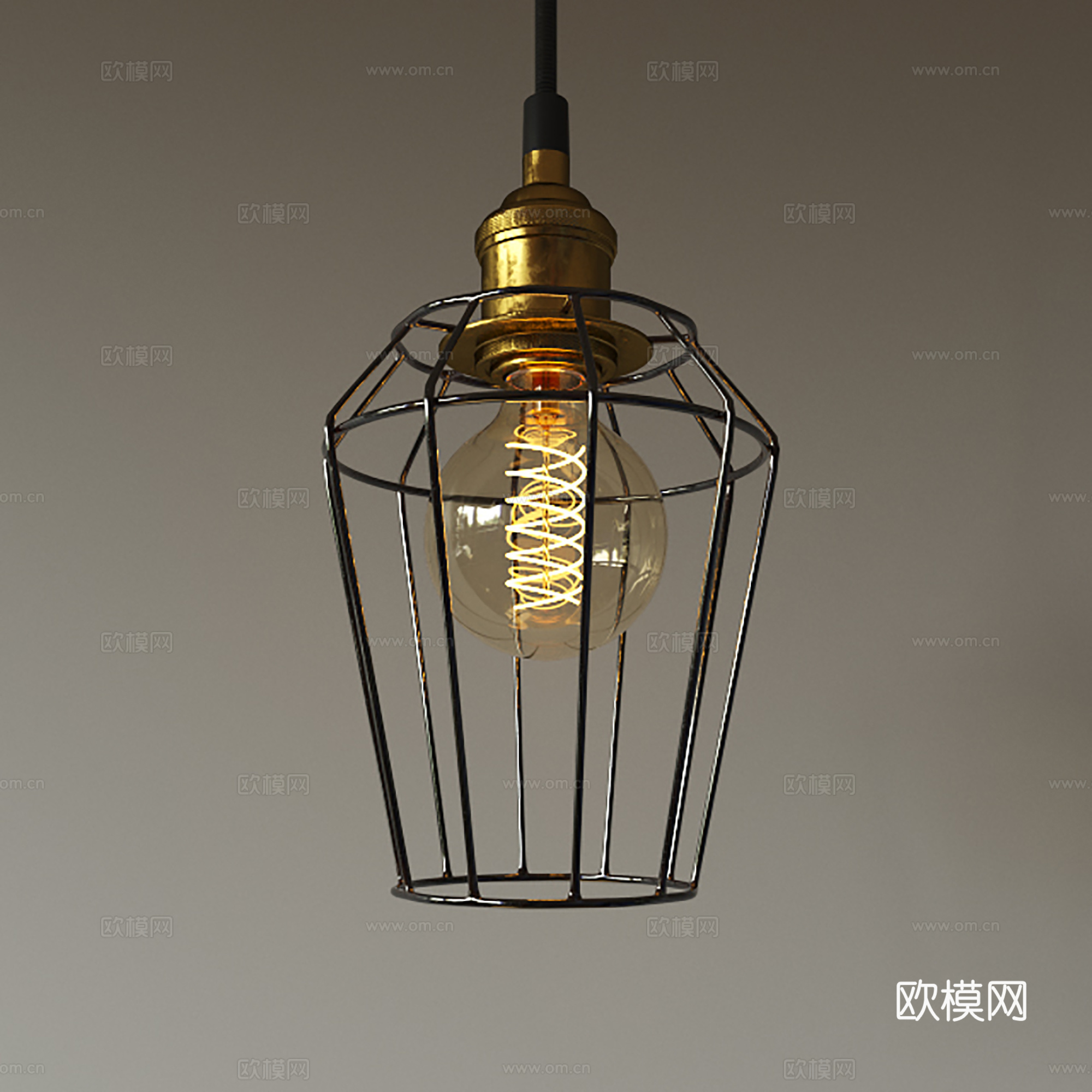简欧吊灯 铁艺吊灯  餐厅吊灯 创意吊灯su模型