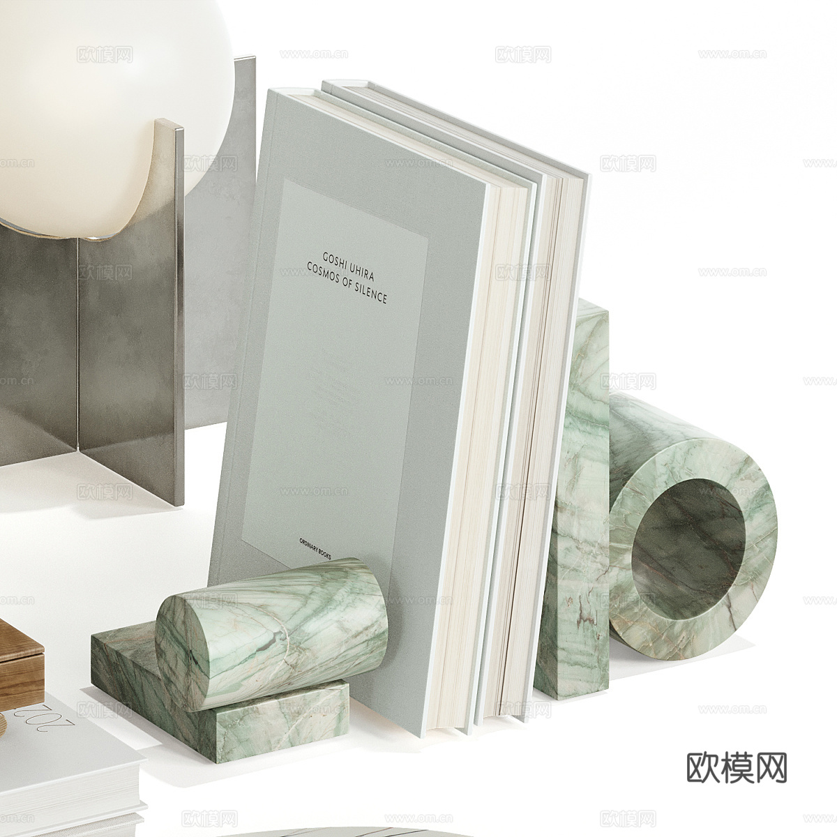 现代意式饰品摆件组合3d模型