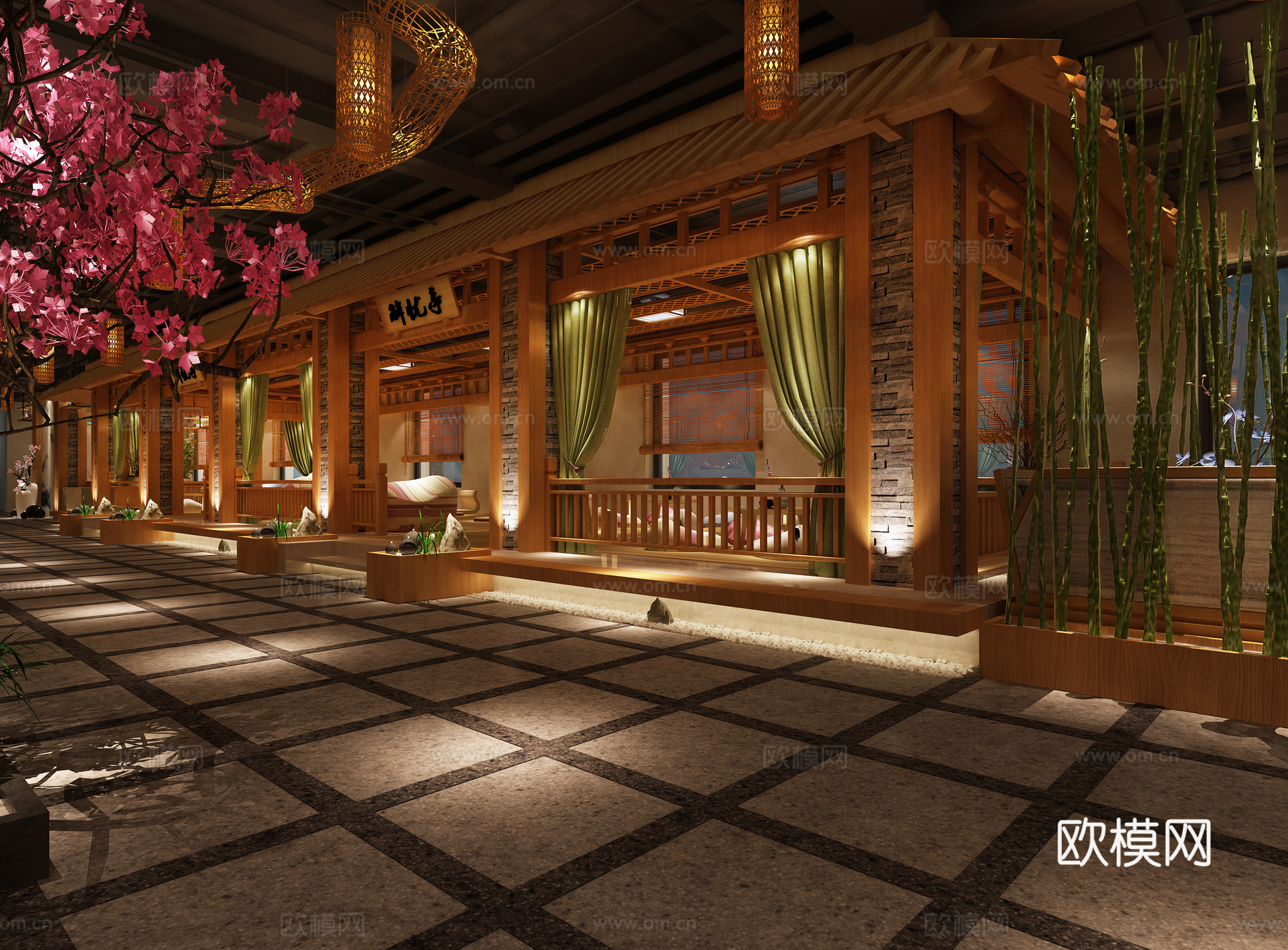 休息区3d模型