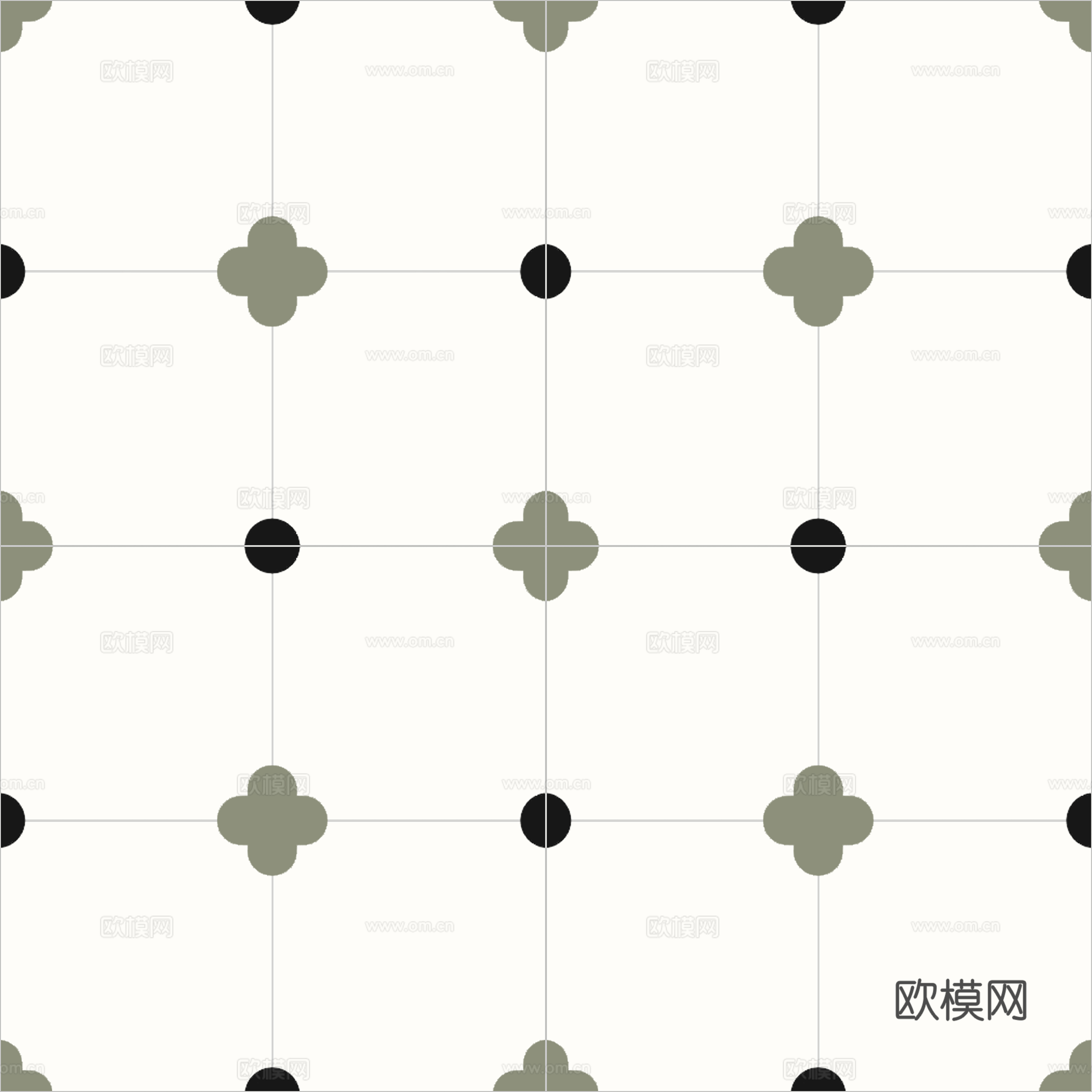 中古风 现代 小清新小花砖 防滑砖 仿古砖