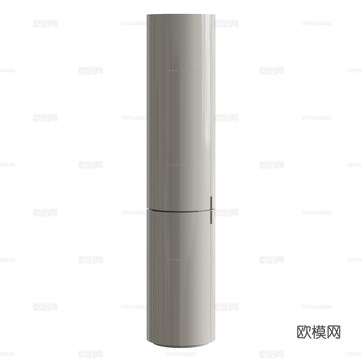 现代意式极简圆柱形装饰柜3d模型