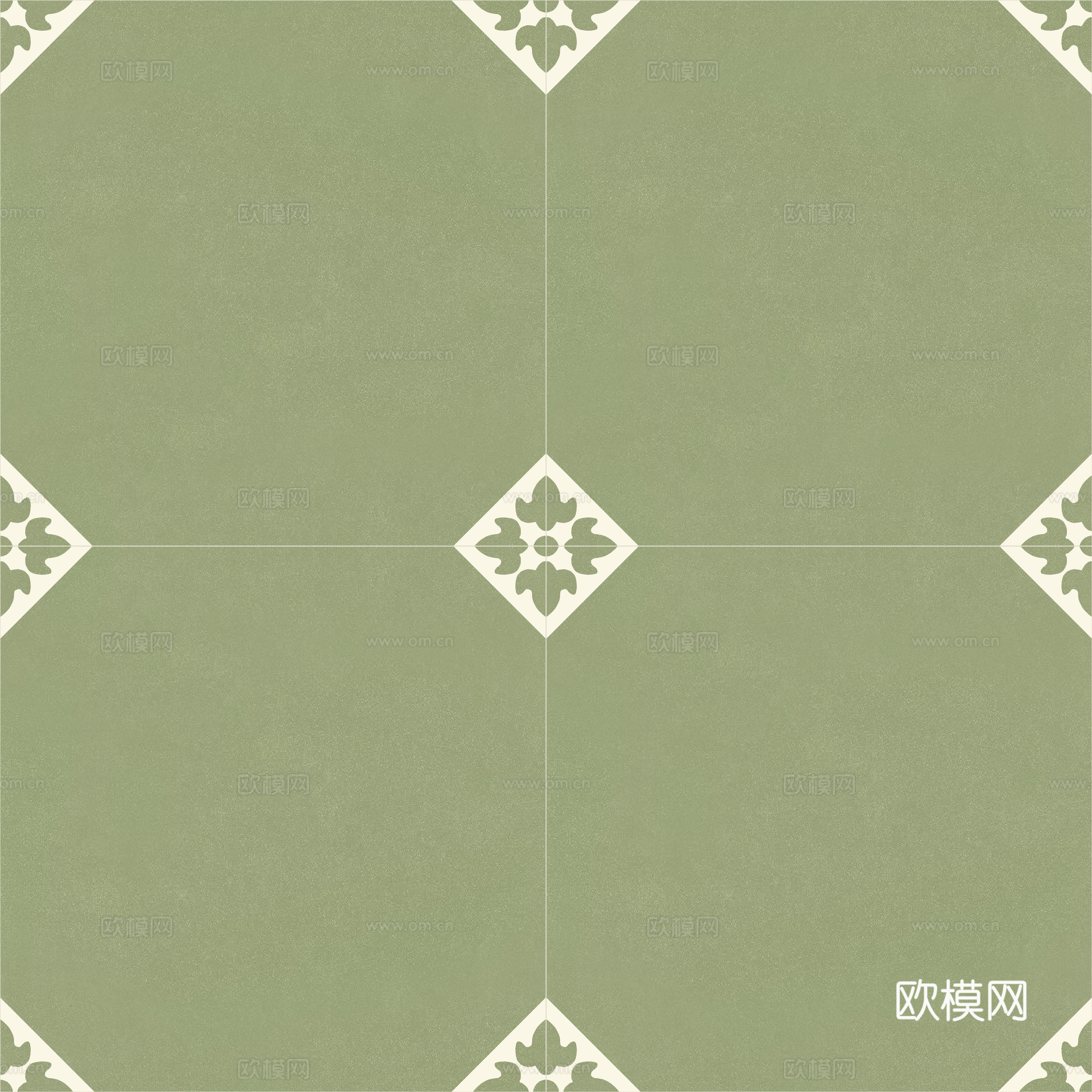 中古风 复古 小花砖 防滑砖 仿古砖 石材拼花
