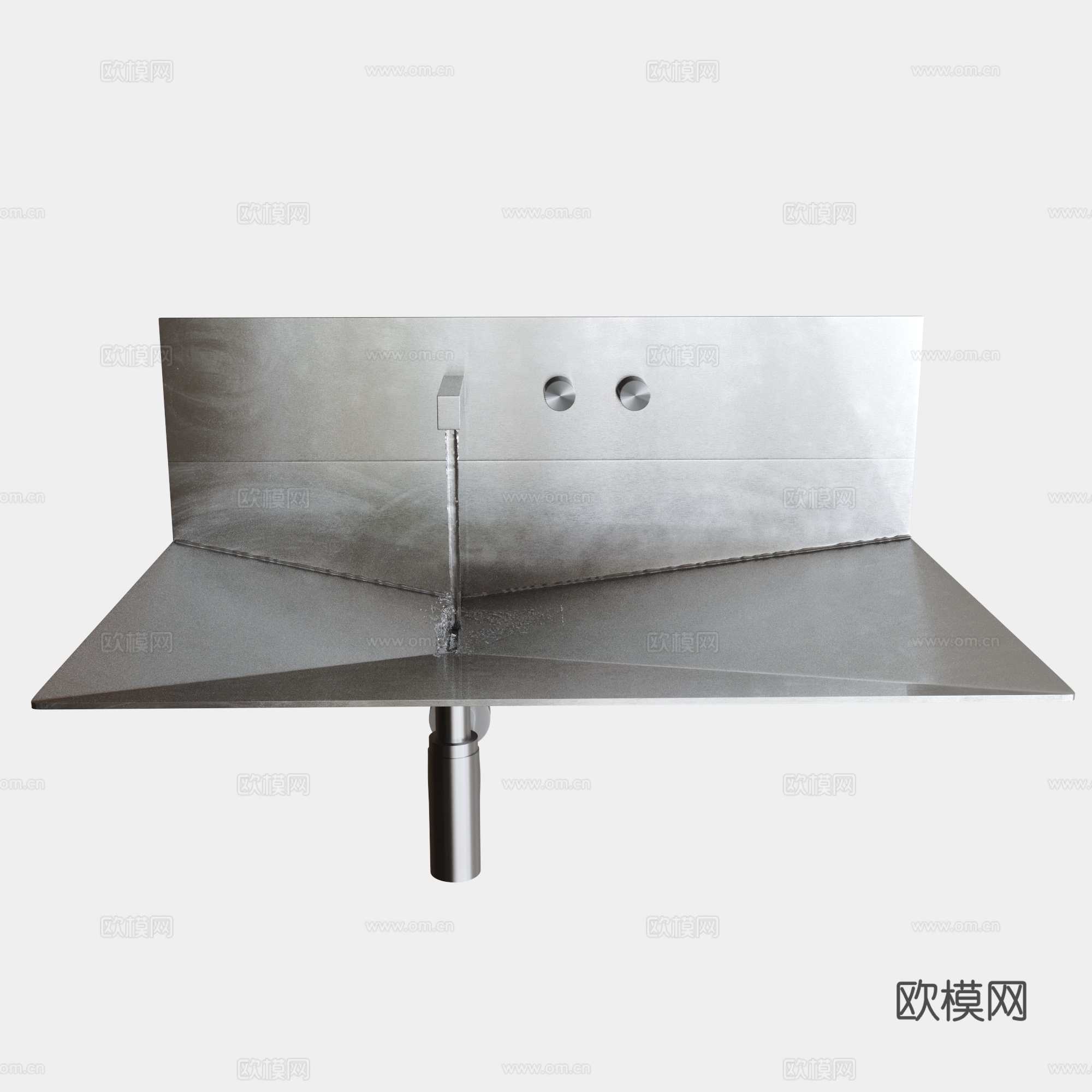 现代极简台盆 洗手盆3d模型