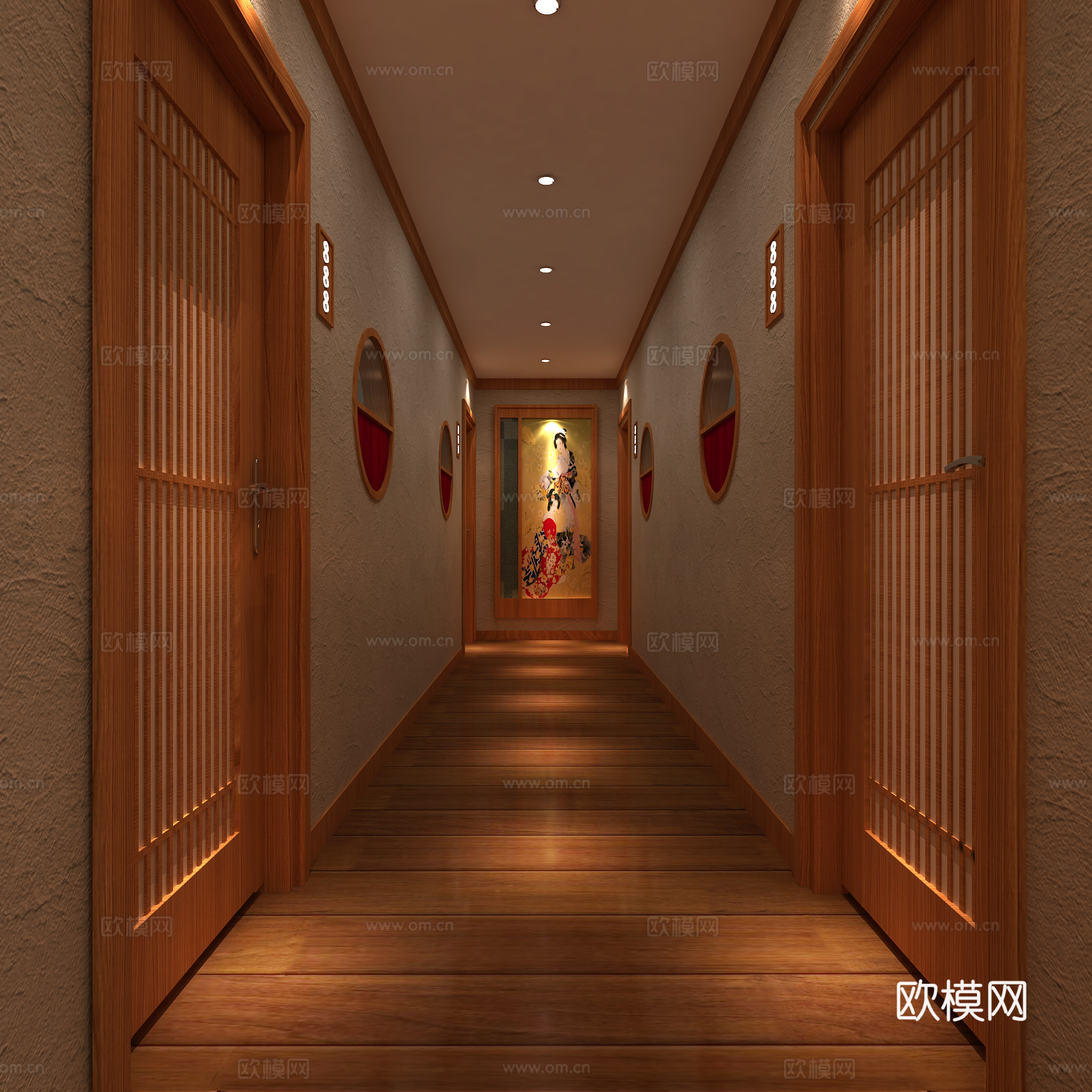 走廊3d模型