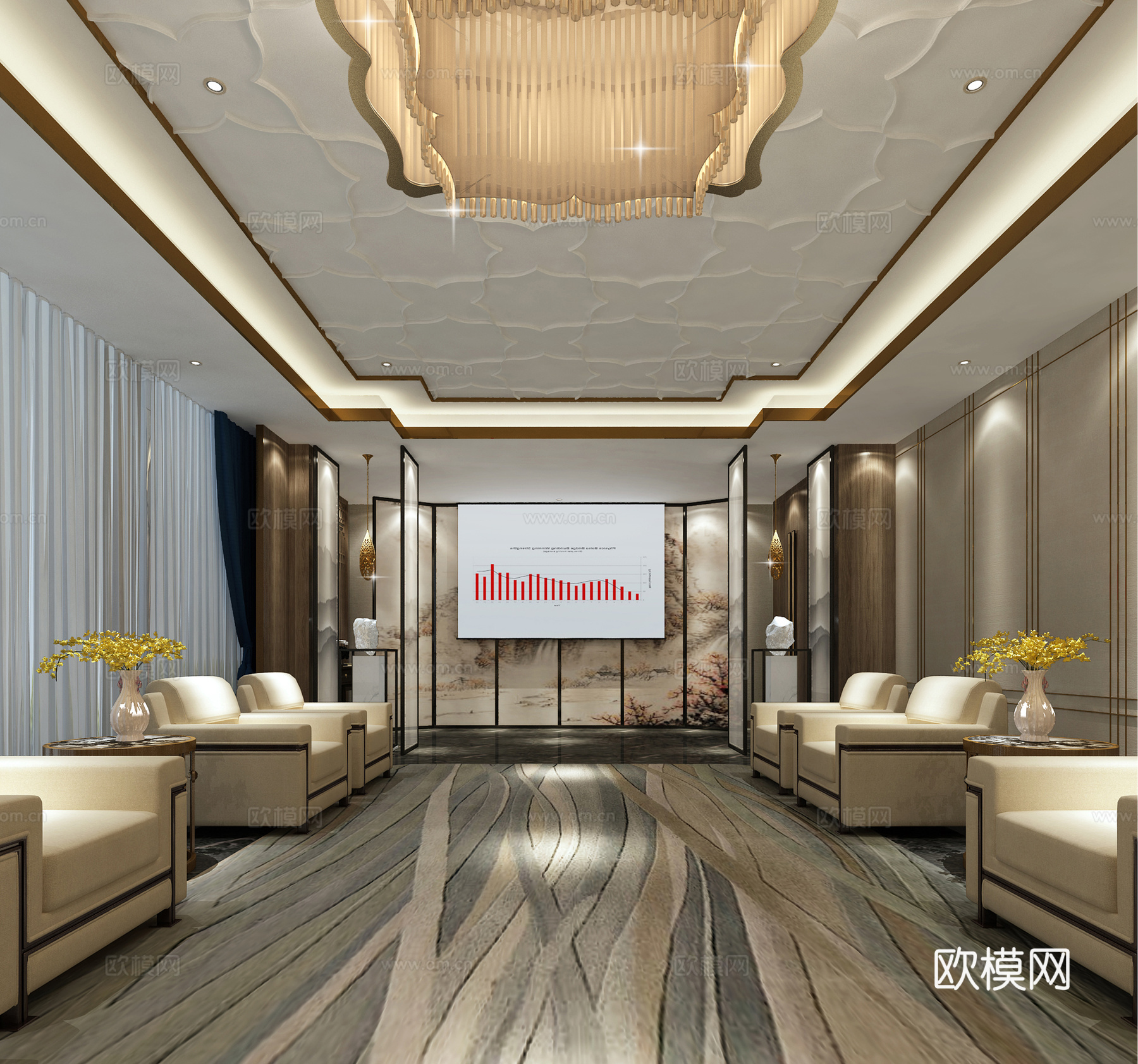 会客厅3d模型