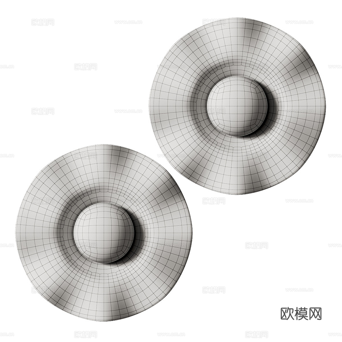現(xiàn)代侘寂奶油風(fēng)珍珠壁燈3d模型下載（渲染圖3）