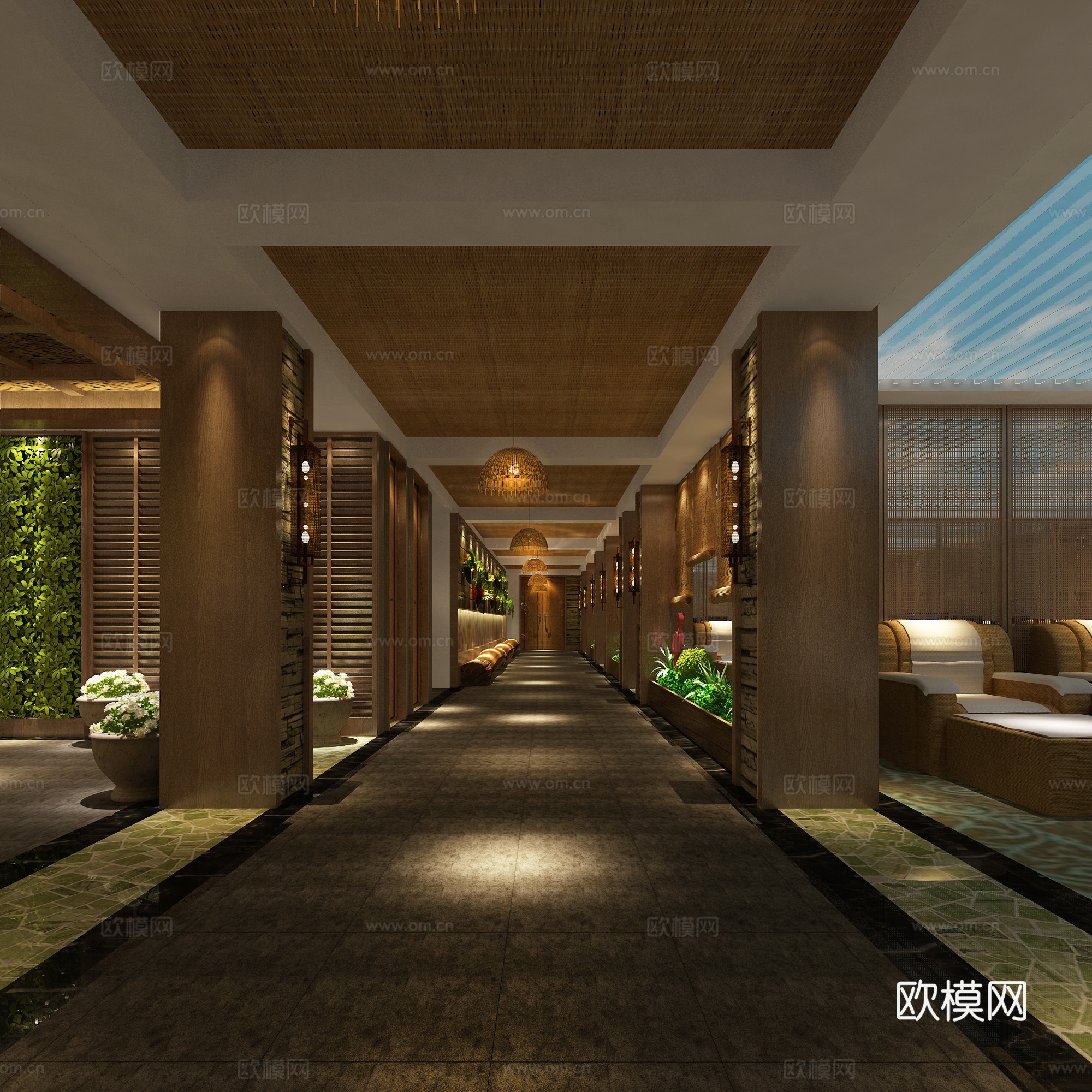 休息区3d模型