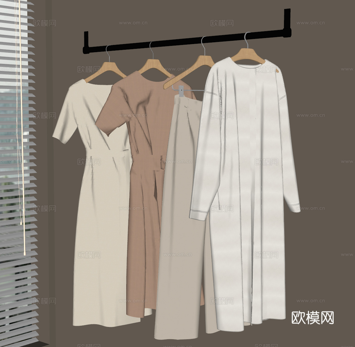 衣服 现代衣服 女装 裙子su模型