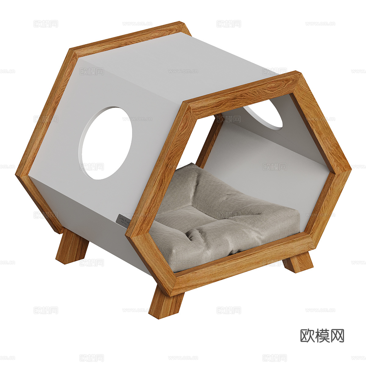 北欧简约宠物狗窝 狗窝 狗屋3d模型