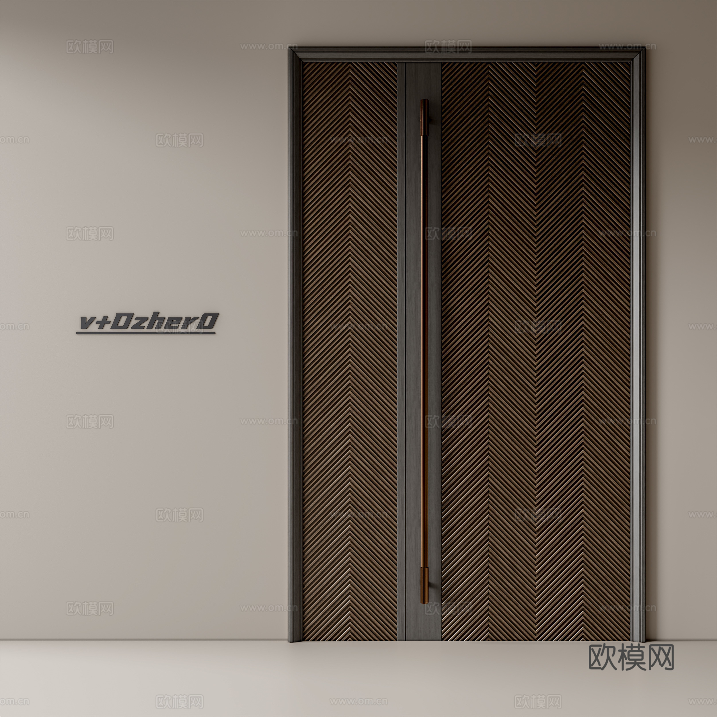 现代入户门su模型
