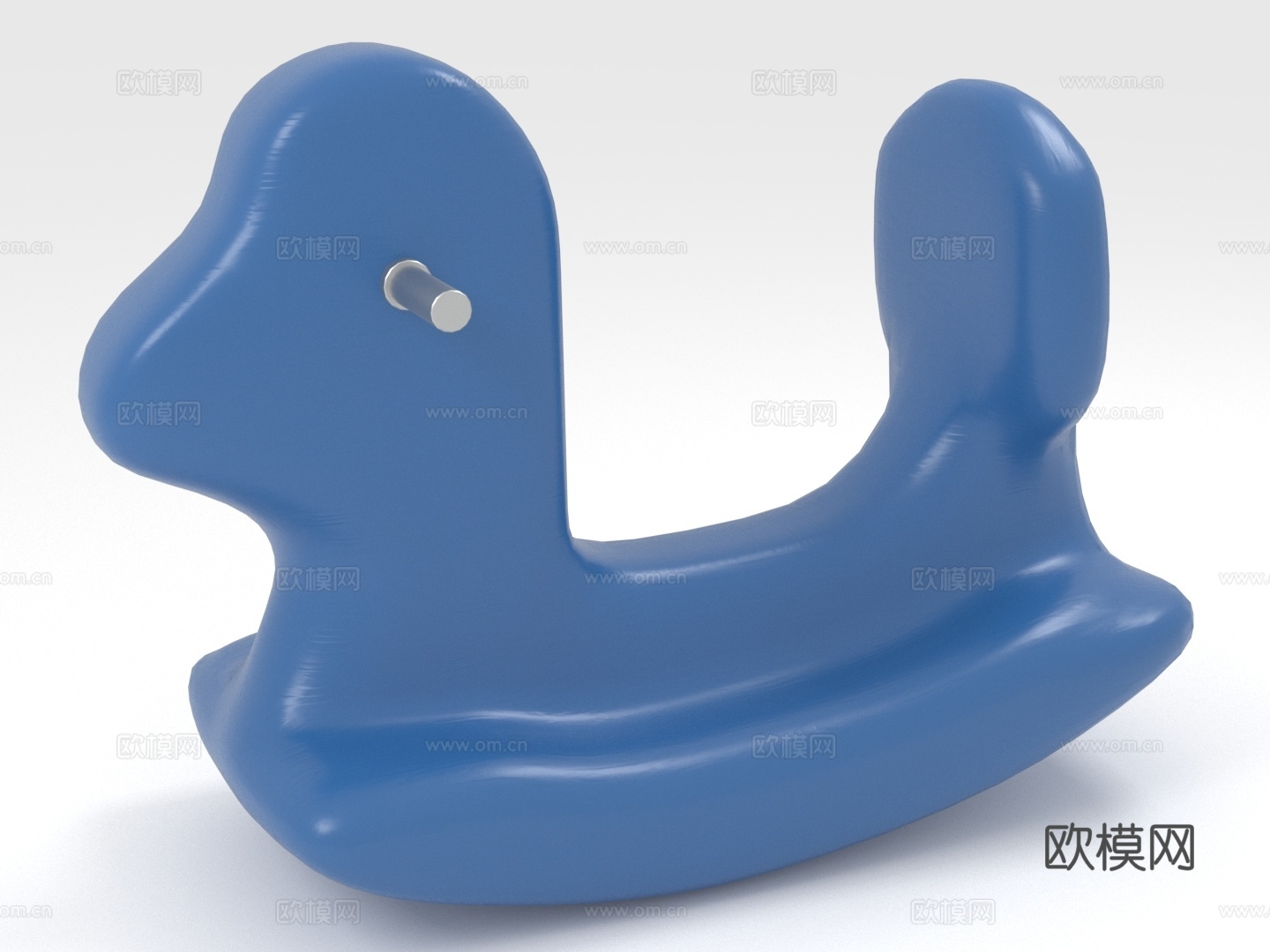 摇摇椅 儿童椅 摇椅 玩具椅3d模型下载（渲染图1）