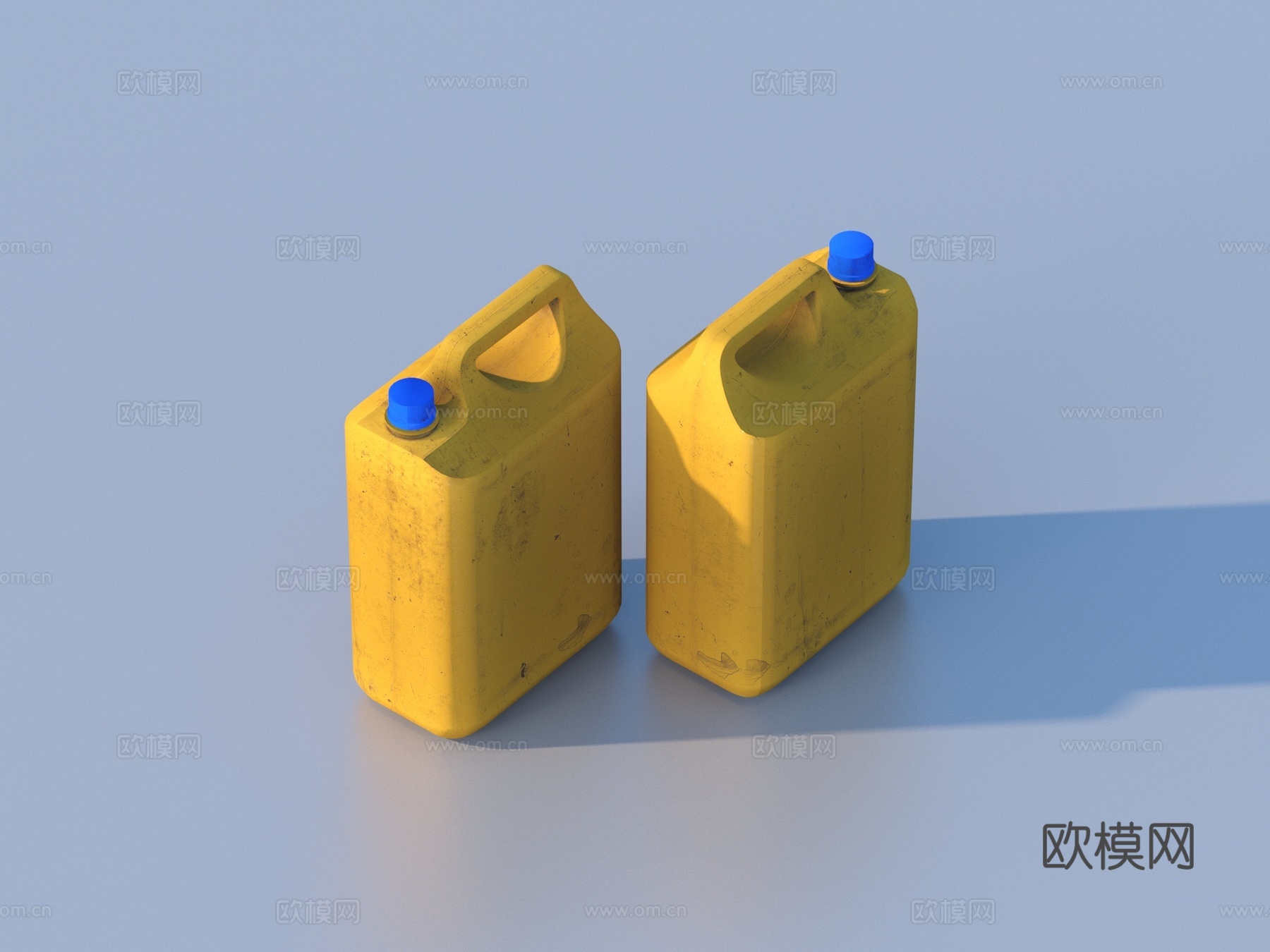汽油桶 塑料桶 储水桶su模型