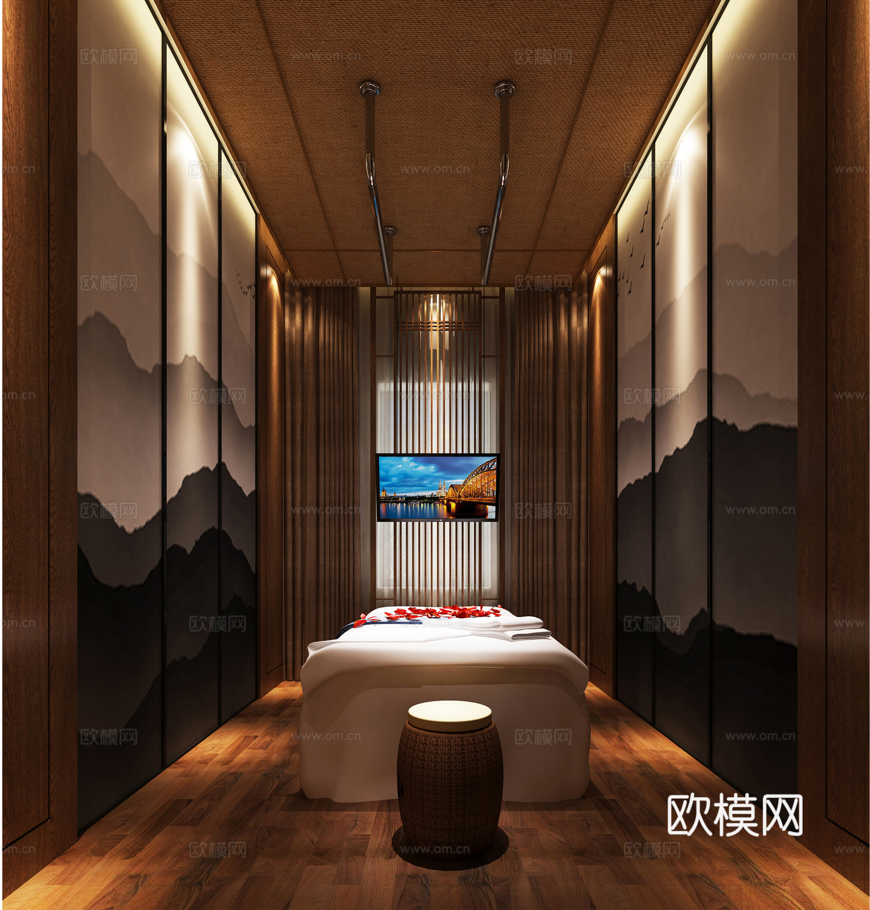 按摩间3d模型