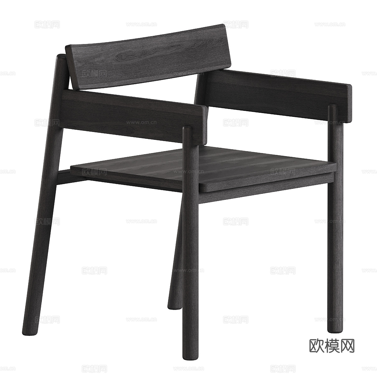 北欧简约单人椅子 椅子 简约椅子 休闲椅子 餐厅椅子3d模型