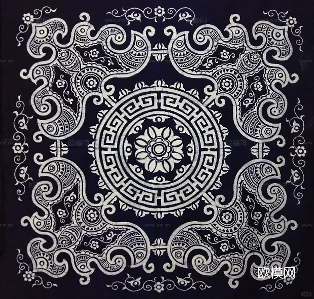 现代花纹布纹_纹样图案贴图