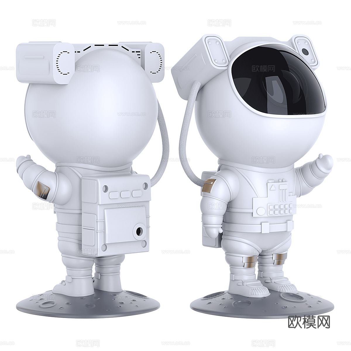 星空宇航员投影仪3d模型