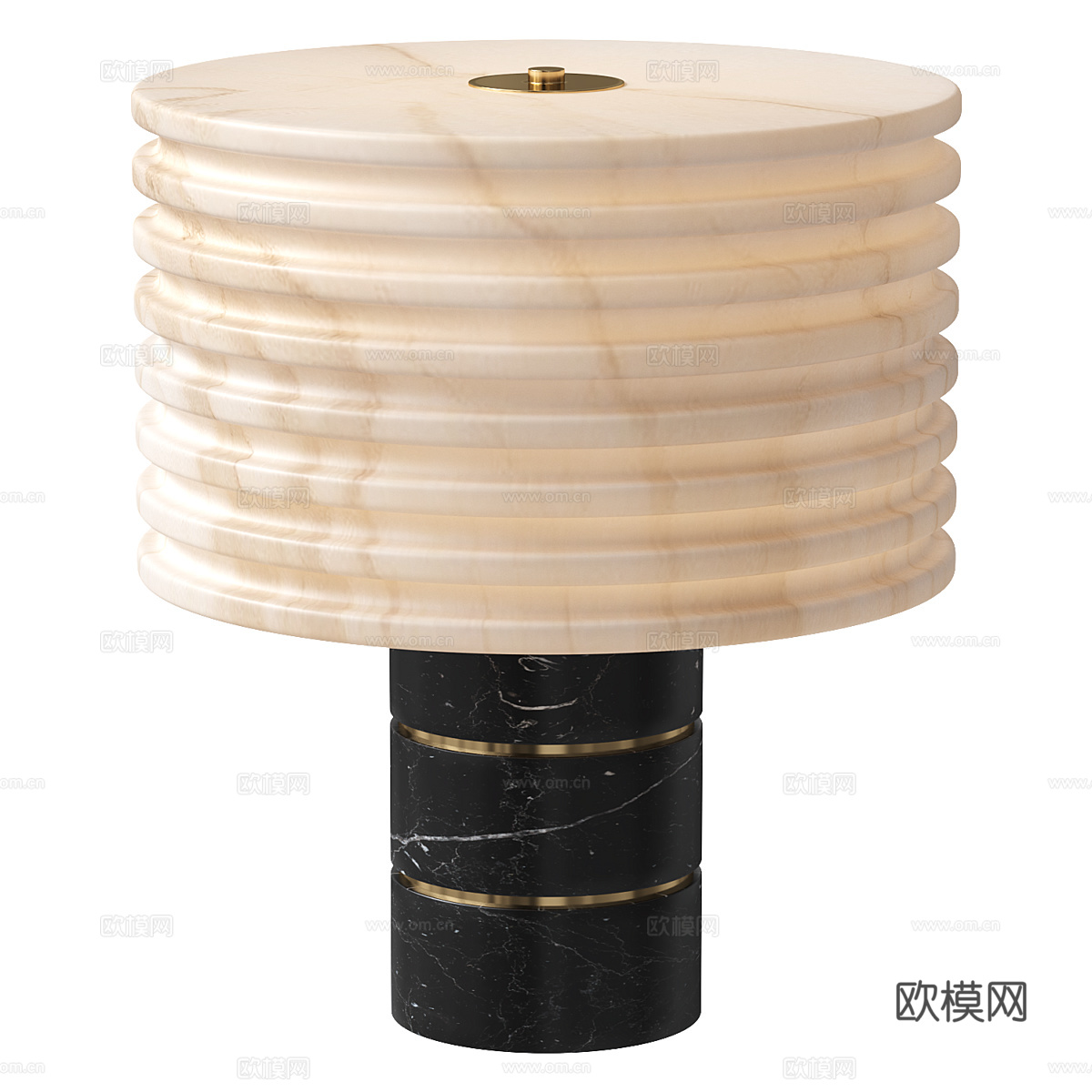 北欧简约台灯 台灯 简约台灯3d模型