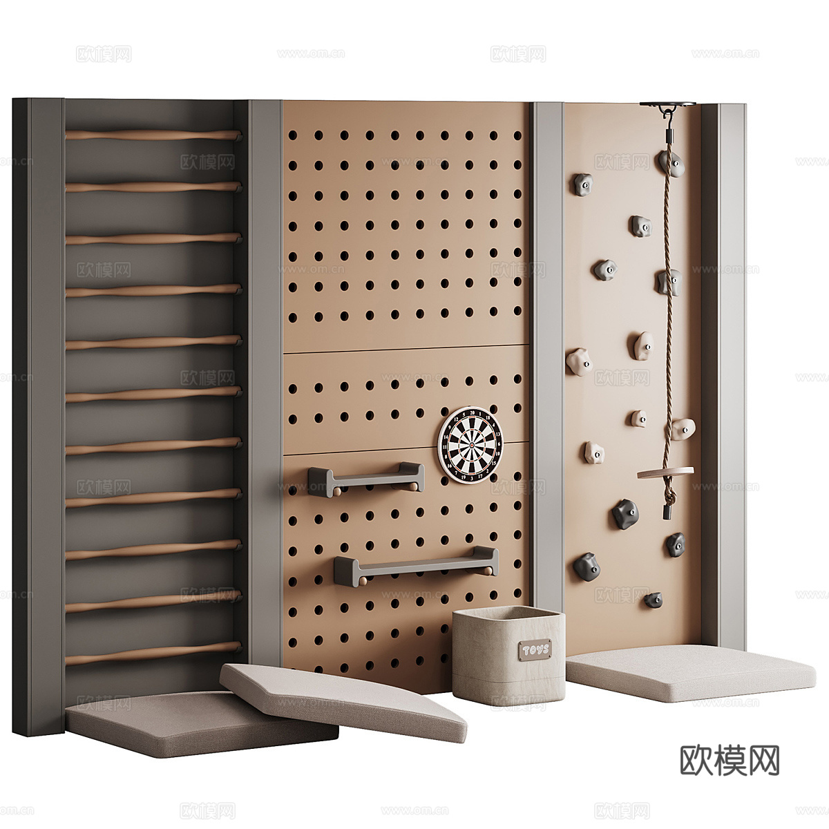 展柜货架3d模型