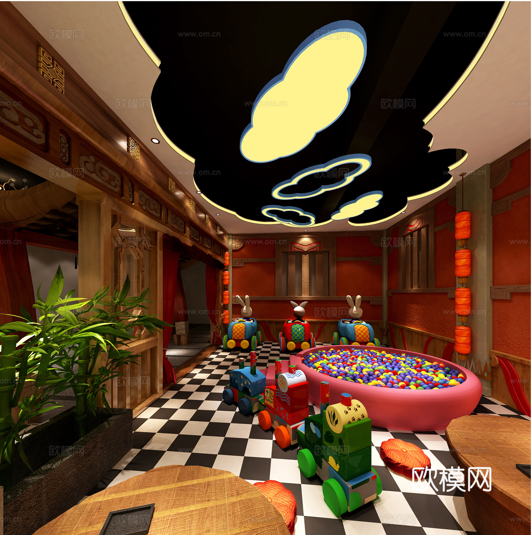 淘气堡3d模型
