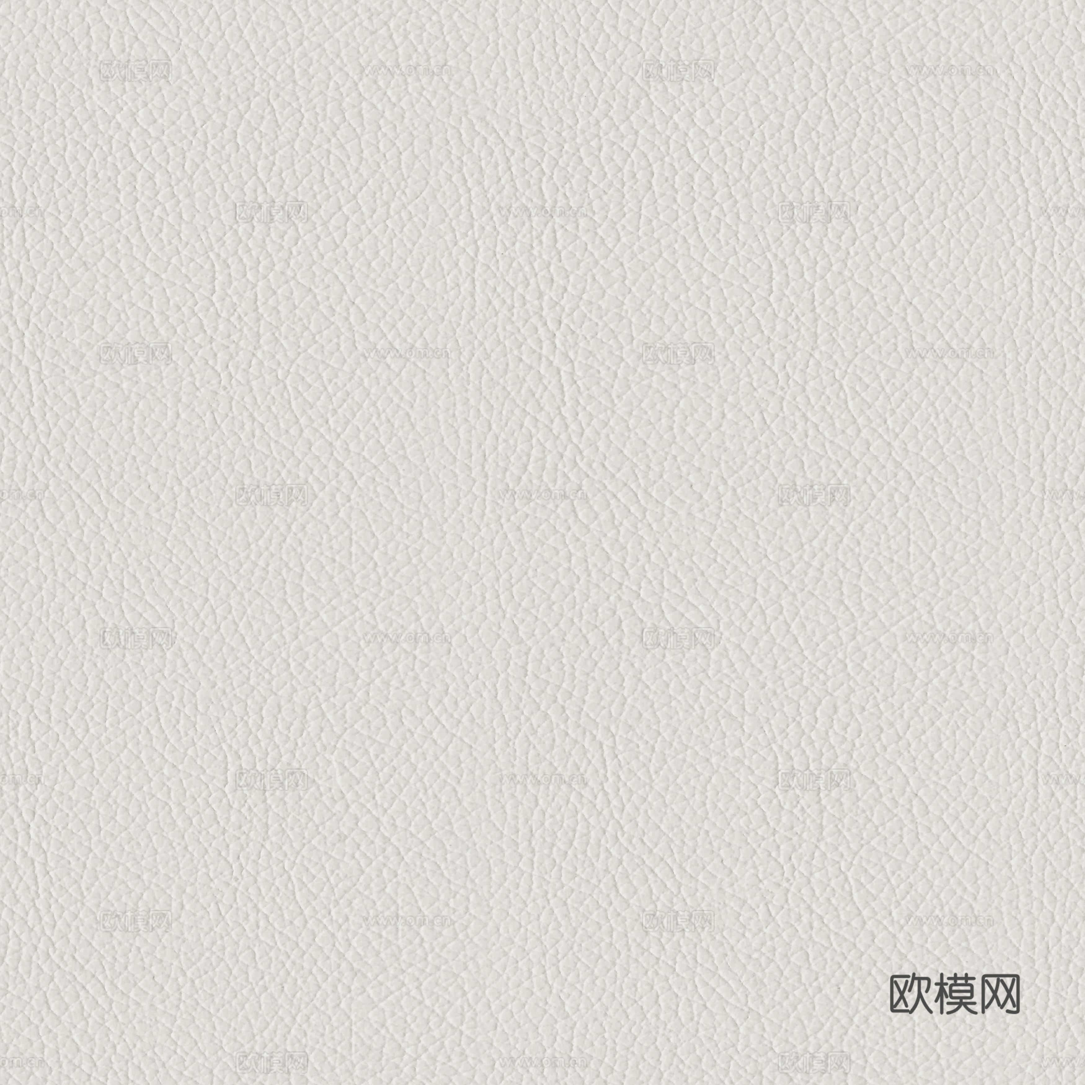无缝米白色粗纹皮革贴图