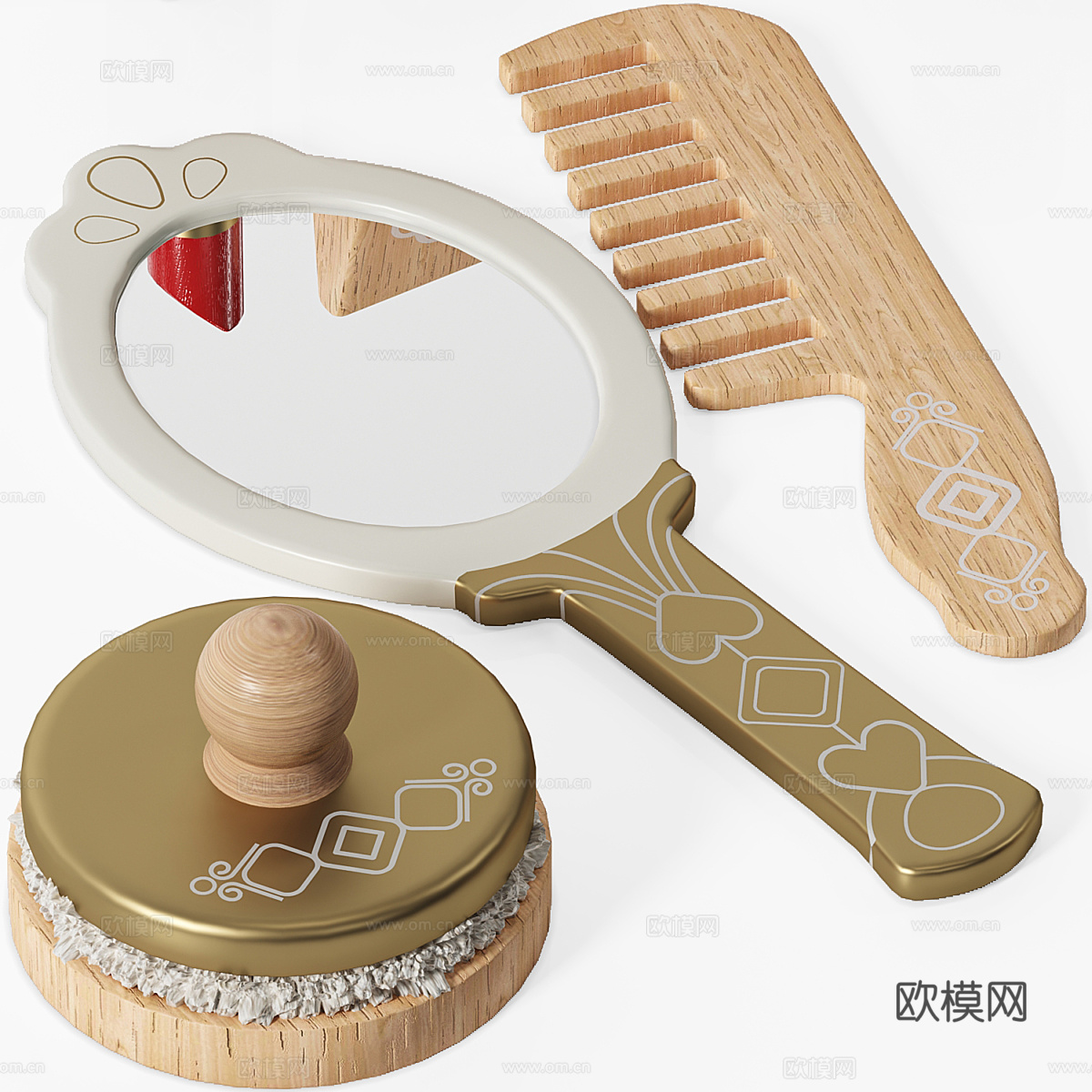 儿童化妆品3d模型