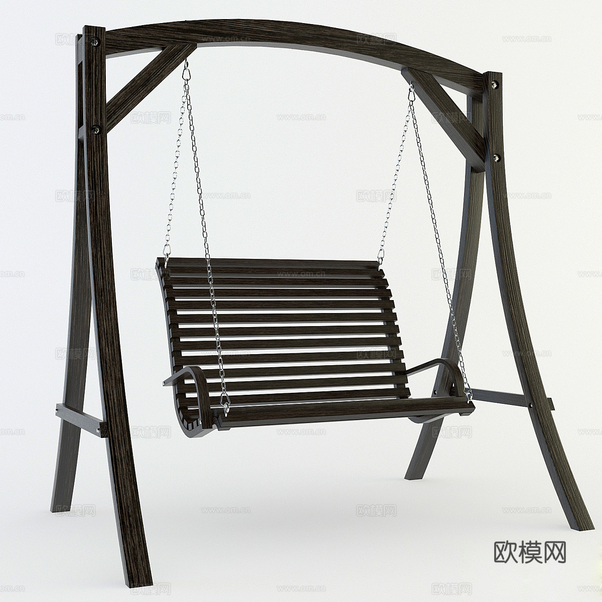 秋千荡椅3d模型