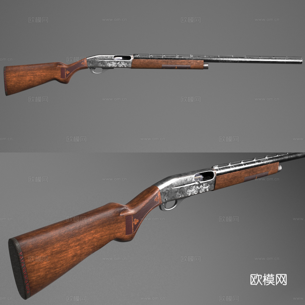 武器 枪 步枪 猎枪3d模型