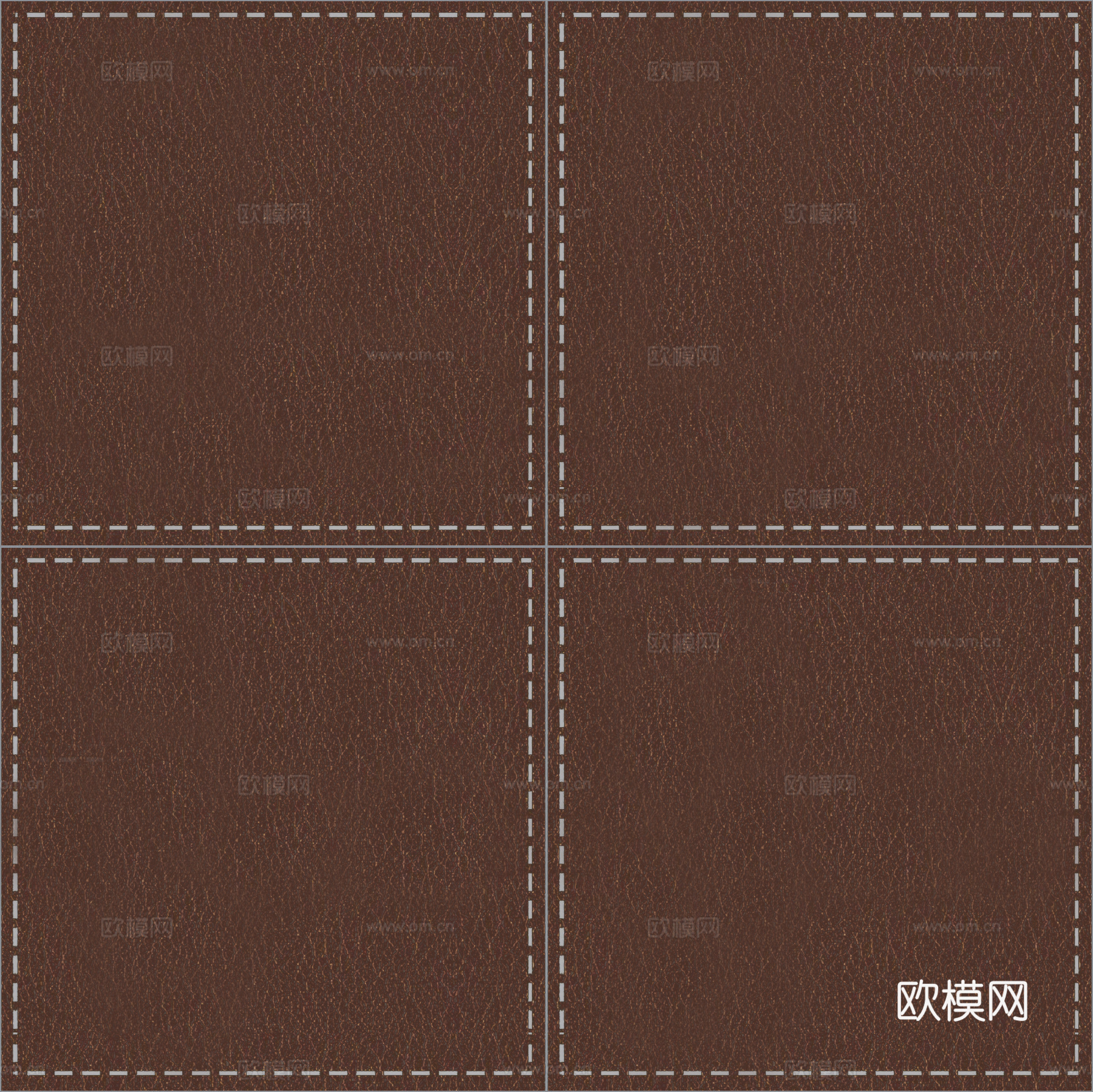 现代新中式编织皮_无缝_红棕色_皮革硬包