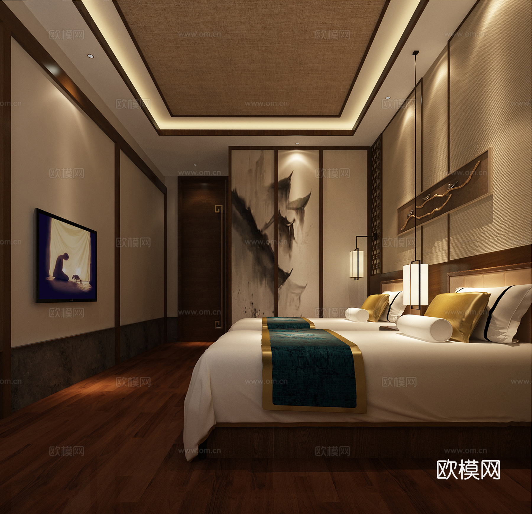 按摩间3d模型