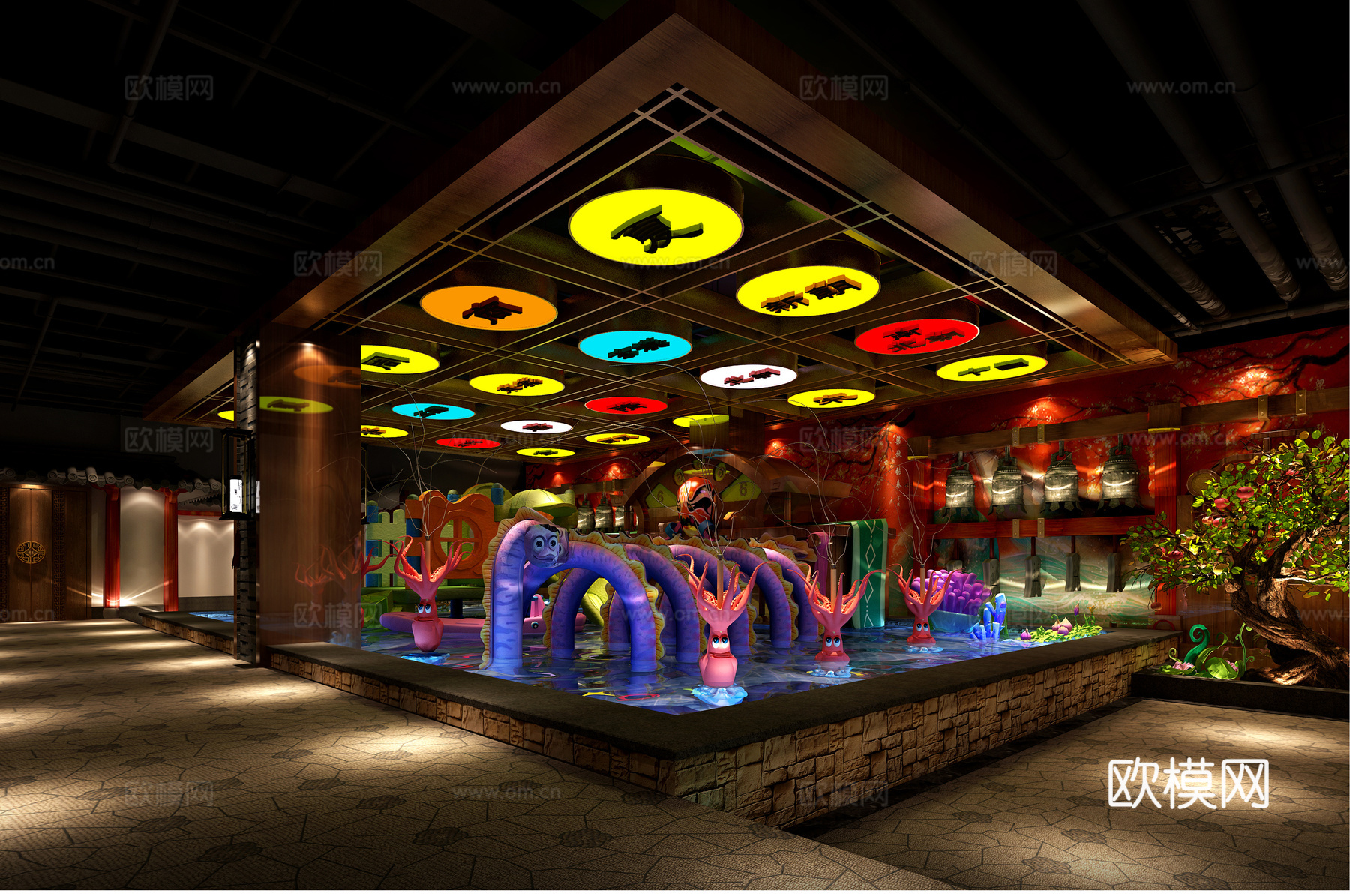 水上乐园3d模型
