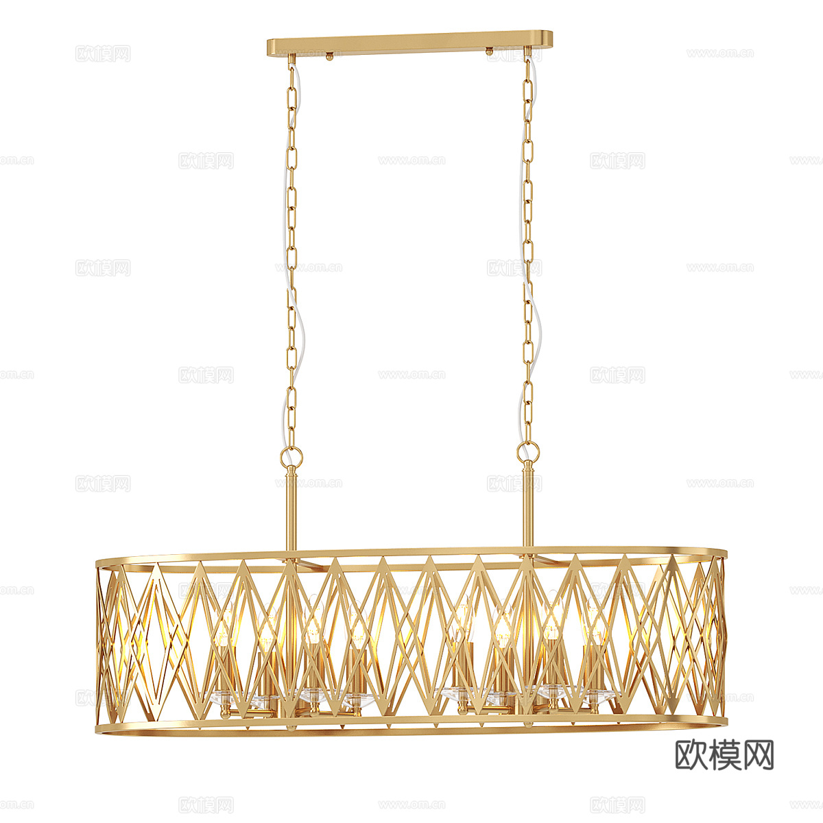 现代简约吊灯 吊灯 简约吊灯 轻奢吊灯 餐厅吊灯3d模型
