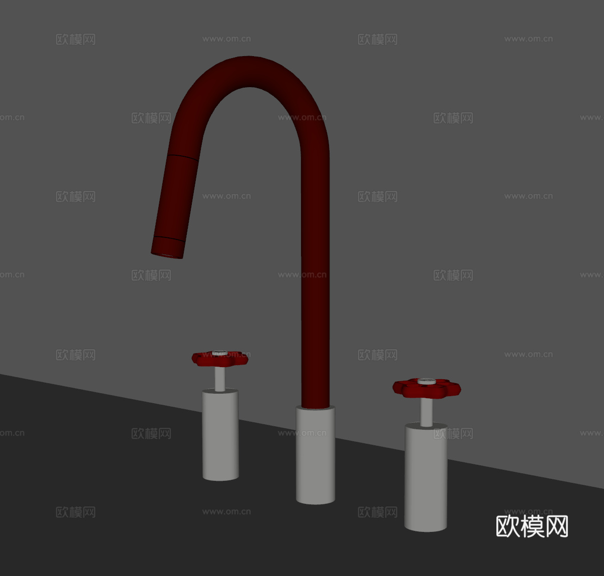 水龙头 金属水龙头 多巴胺水龙头su模型