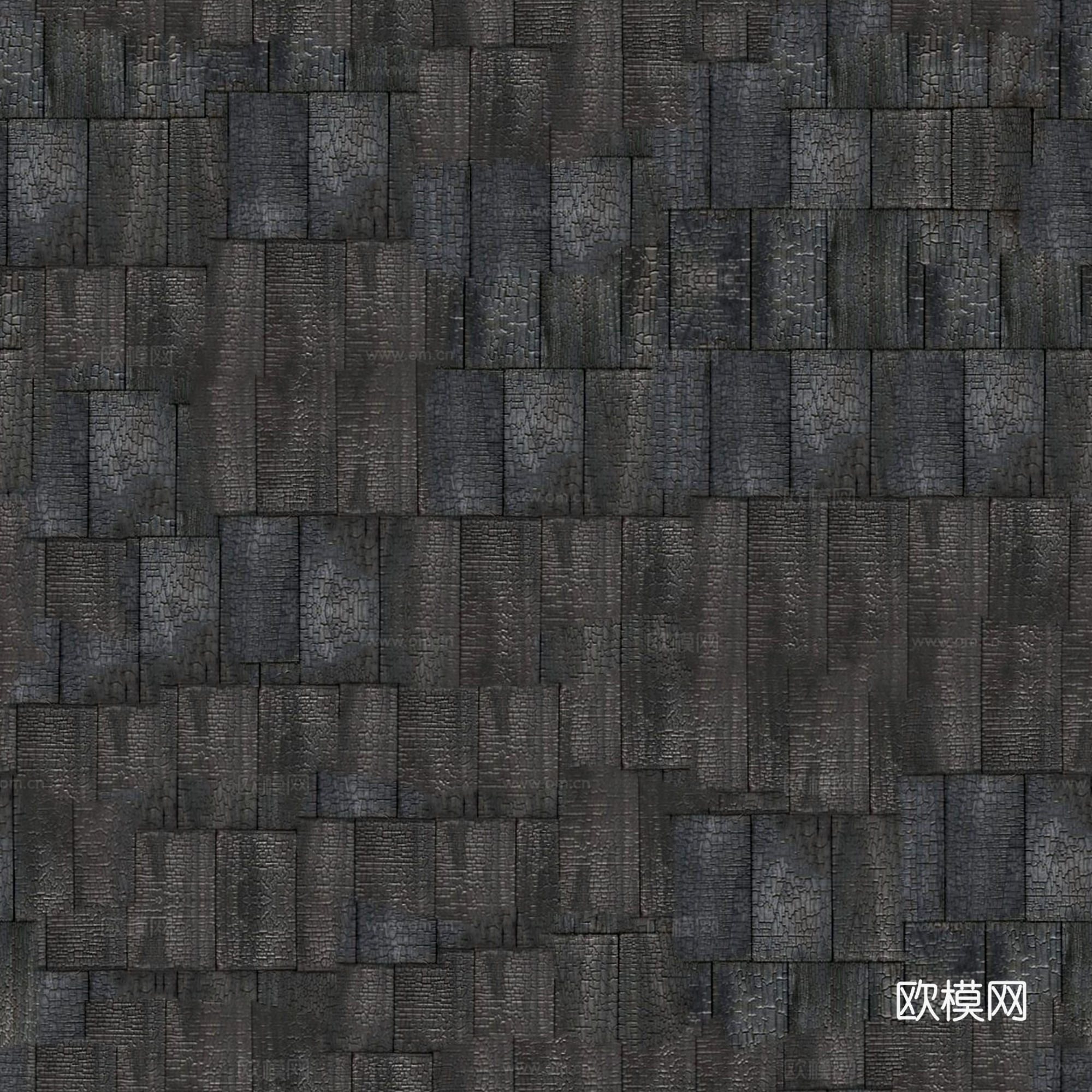 燃烧后木头贴图
