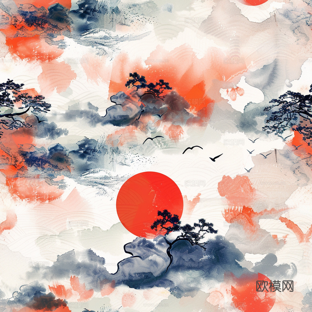 日式壁纸 壁纸 墙画 墙纸下载