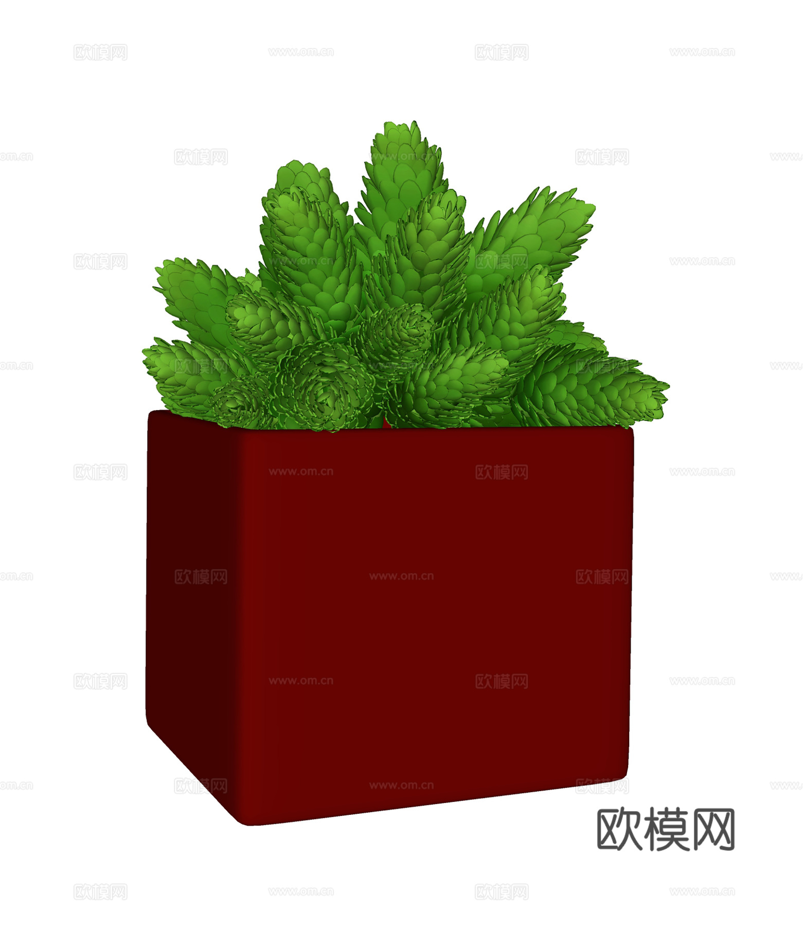 现代盆栽盆景  室内盆栽  绿植盆景su模型