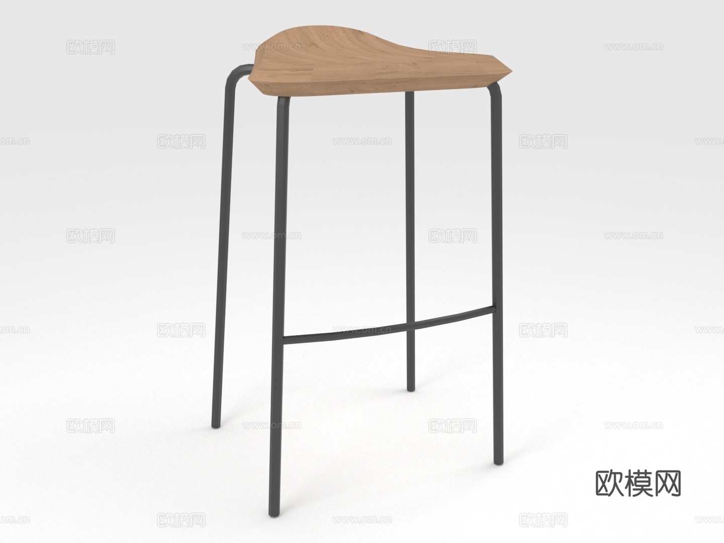 凳子 吧台凳 高脚凳 坐凳 木凳3d模型